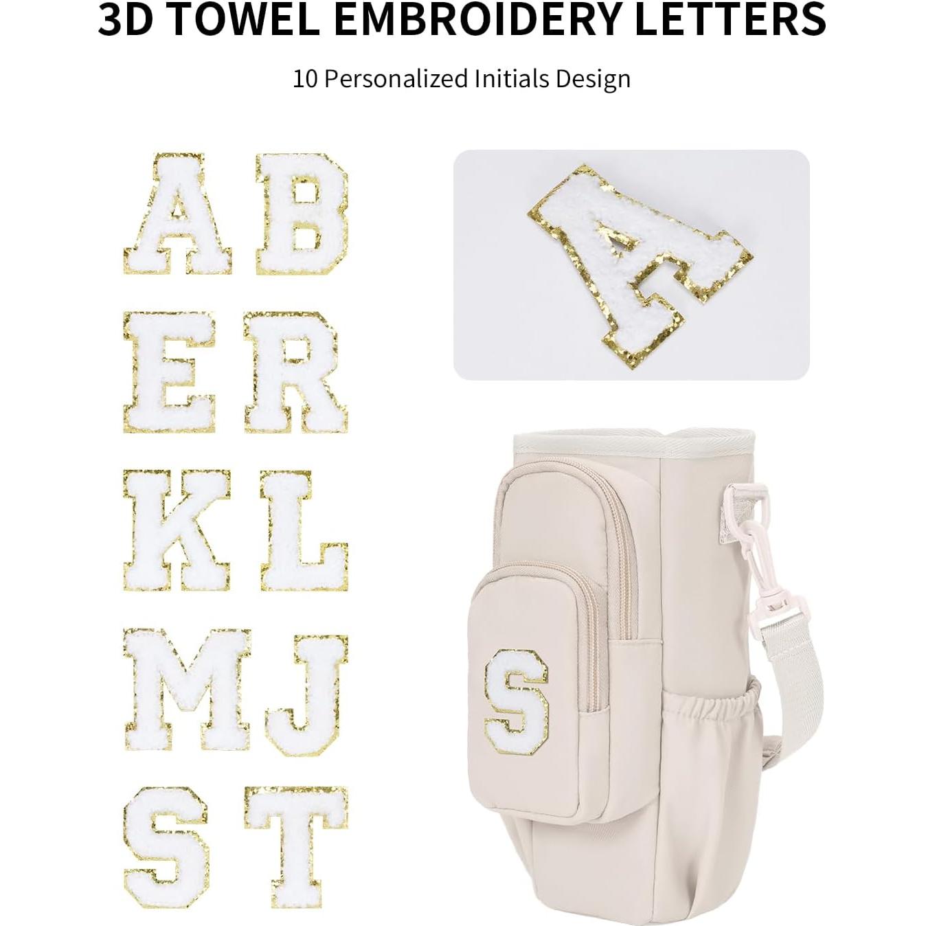 Bolsa Portabotellas de Agua Sportsnew con Iniciales - Beige