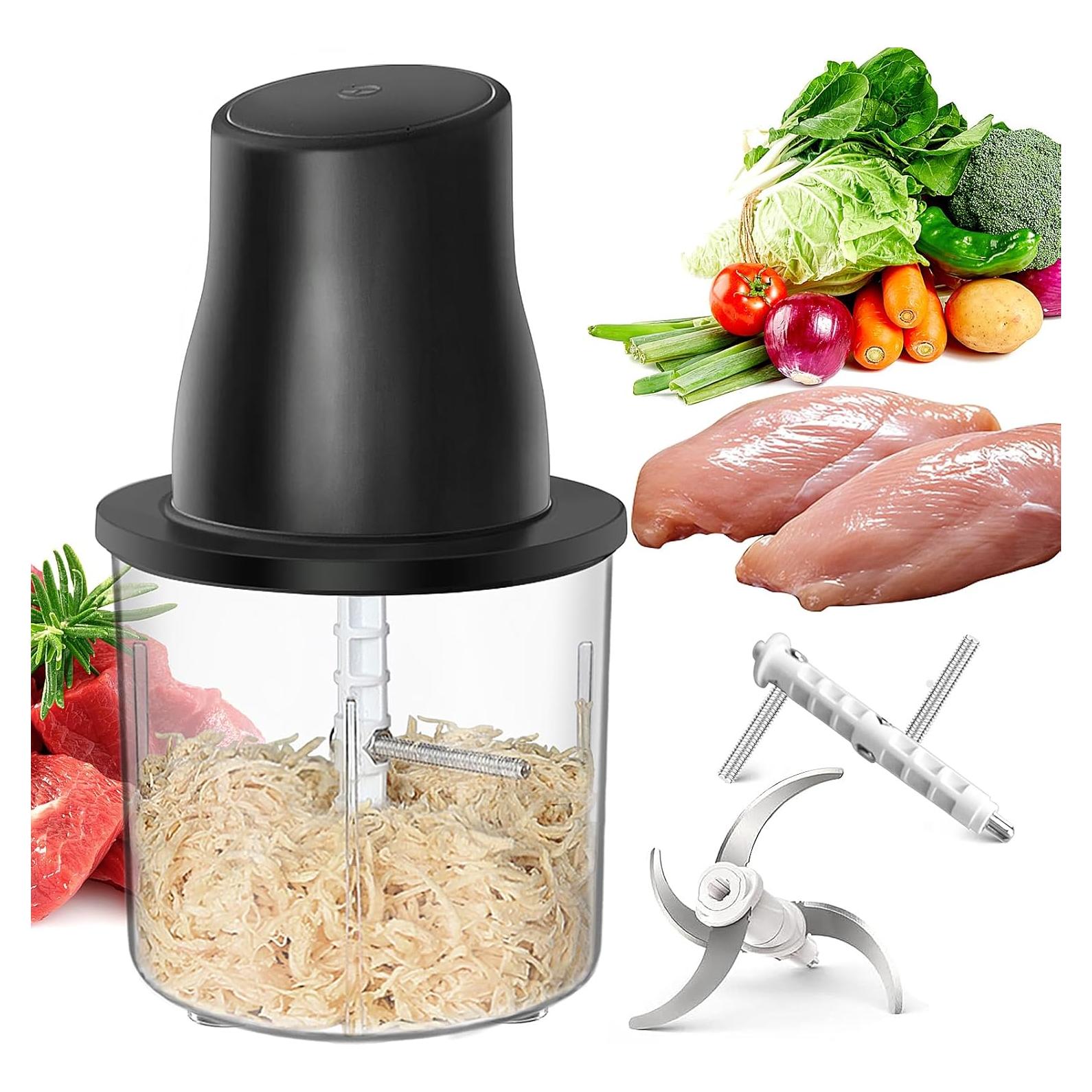 Desgarrador de Pollo Eléctrico Didforu 250W con Molinillo