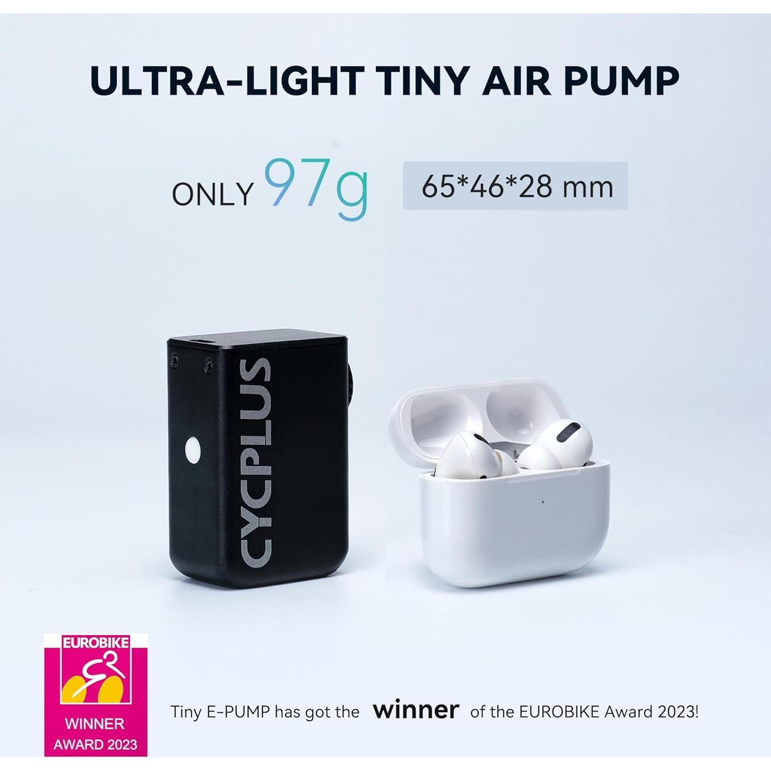 Bomba de Bicicleta CYCPLUS Tiny Pump 100PSI Recargable