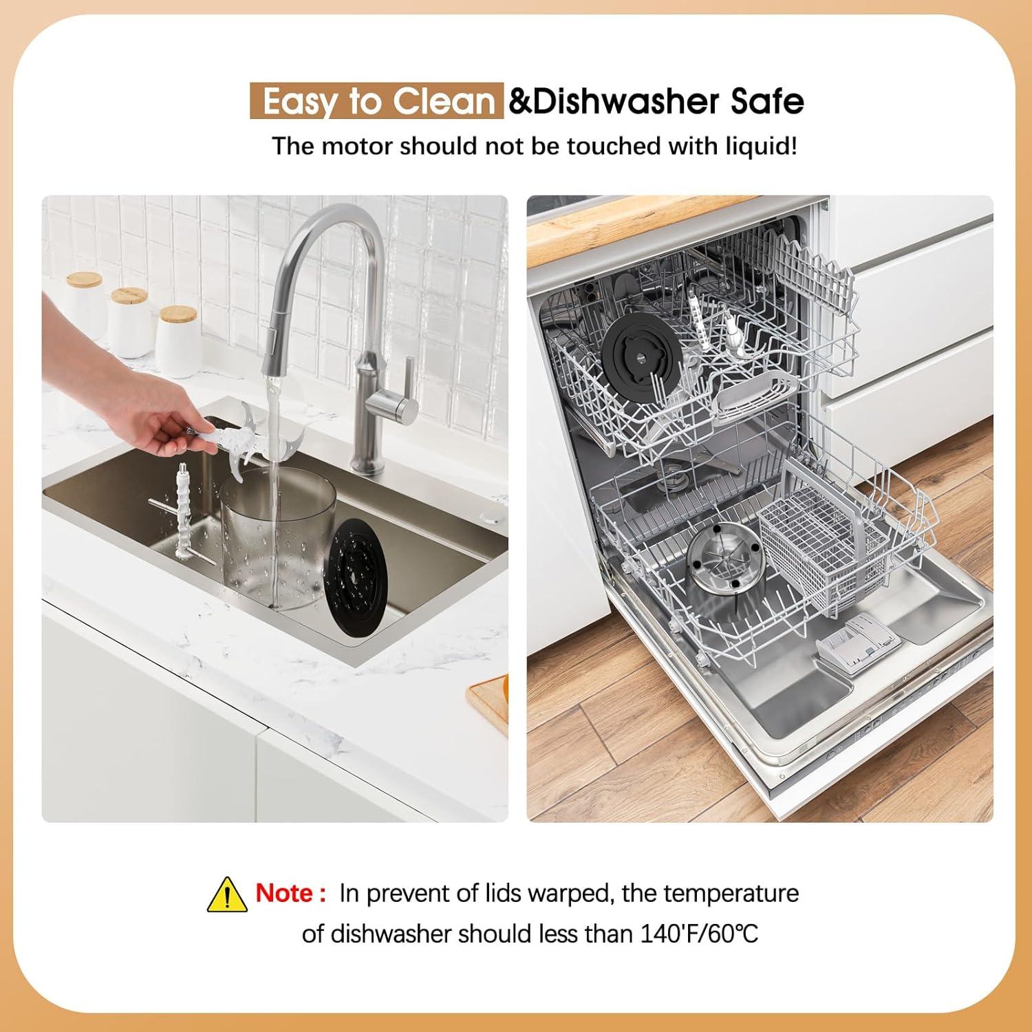 Desmenuzador de Pollo Eléctrico NAUQUOHZ 250W 1.5L Acero Inoxidable