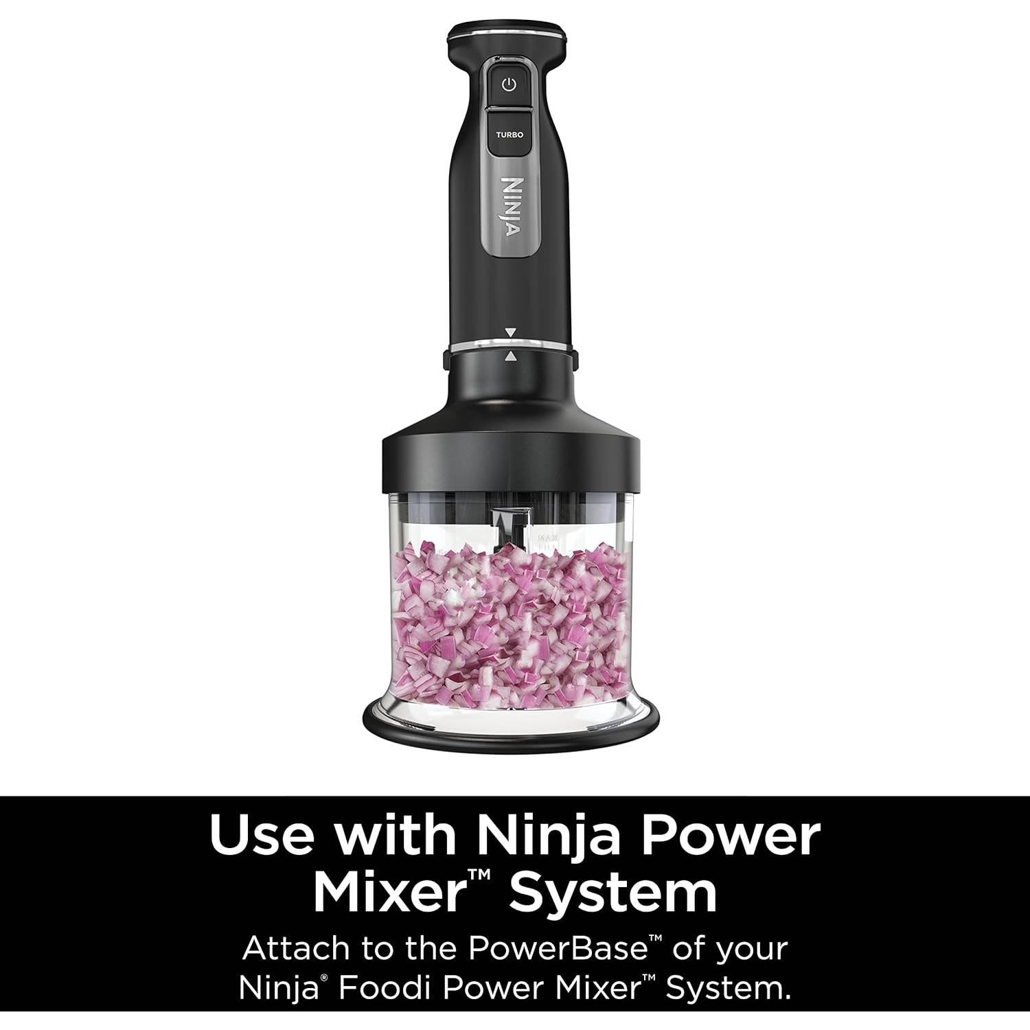 Picadora Ninja XSKKITCHPR de 3 Tazas para Mezclador Power