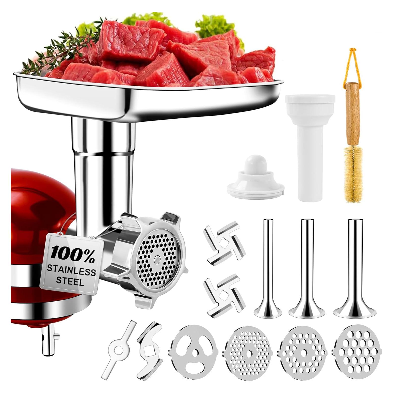 Accesorio de Picadora de Carne KitchenAid Acero Inoxidable 18PCS