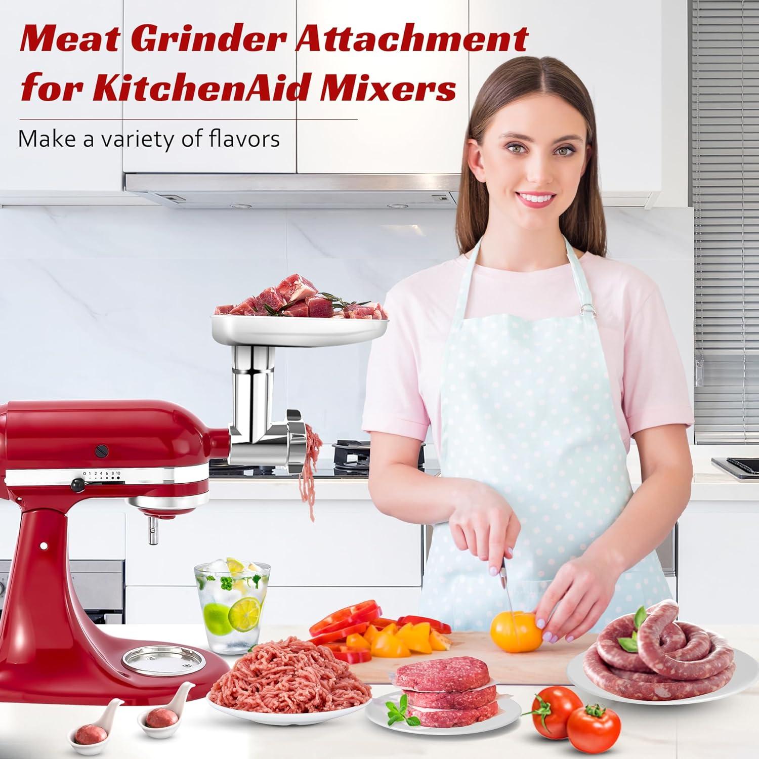 Accesorio de Picadora de Carne KitchenAid Acero Inoxidable 18PCS