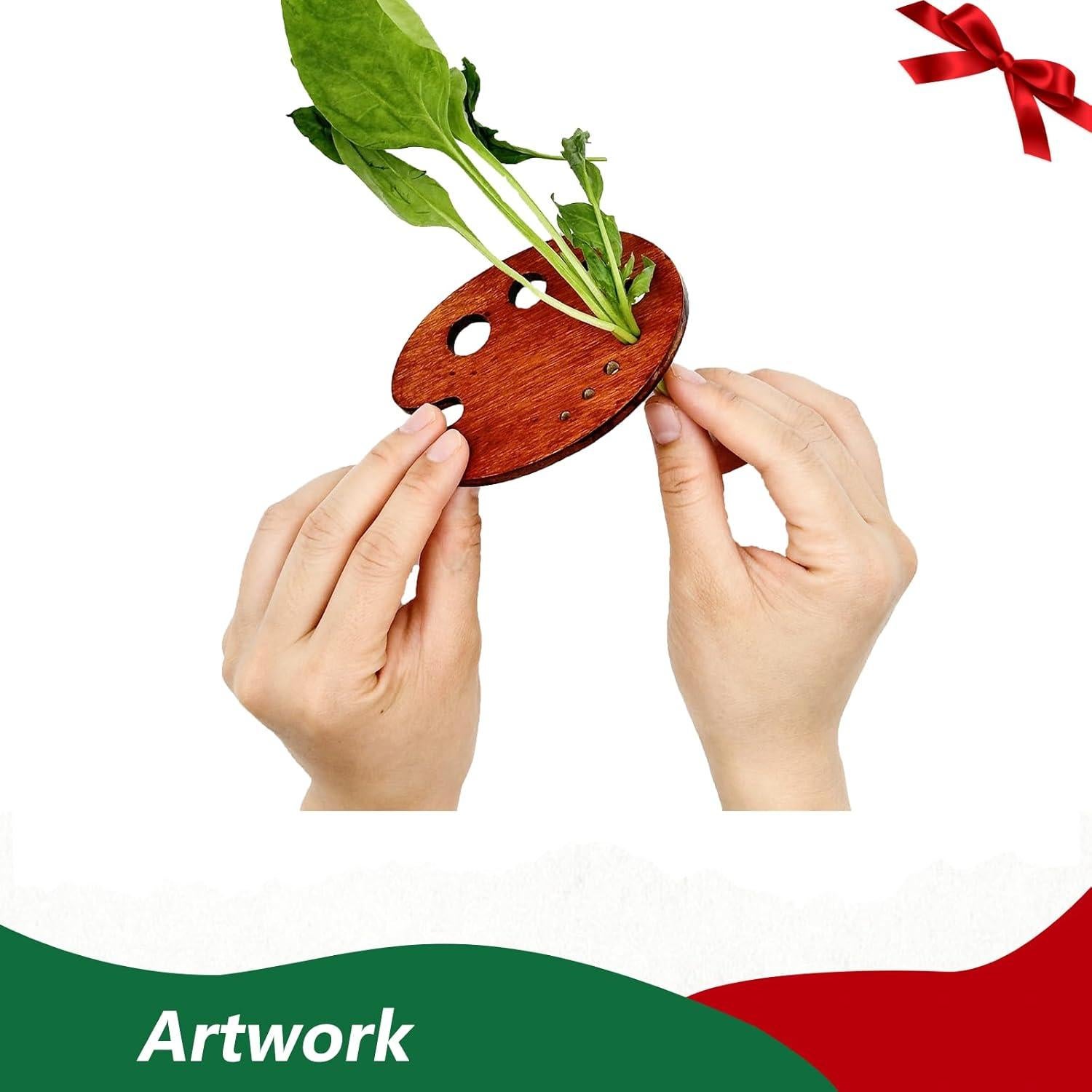 Deshojadores de Hierbas QYRCXX - Paquete de 2, Madera Sintética