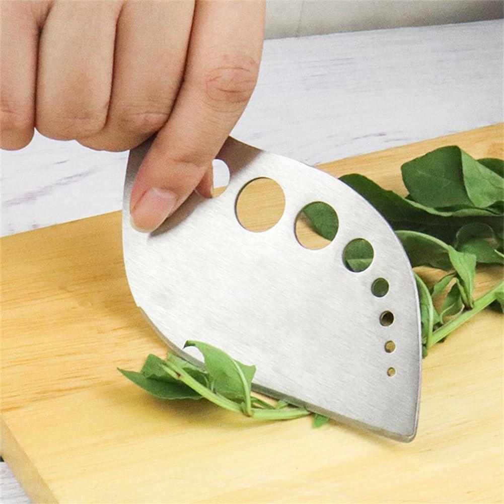 Deshojador de Hierbas EYAKEG de Acero Inoxidable 9 Agujeros