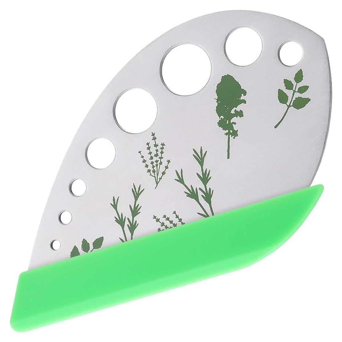 Cortador de Hierbas Leen4You Acero Inoxidable con Soporte 12.3cm