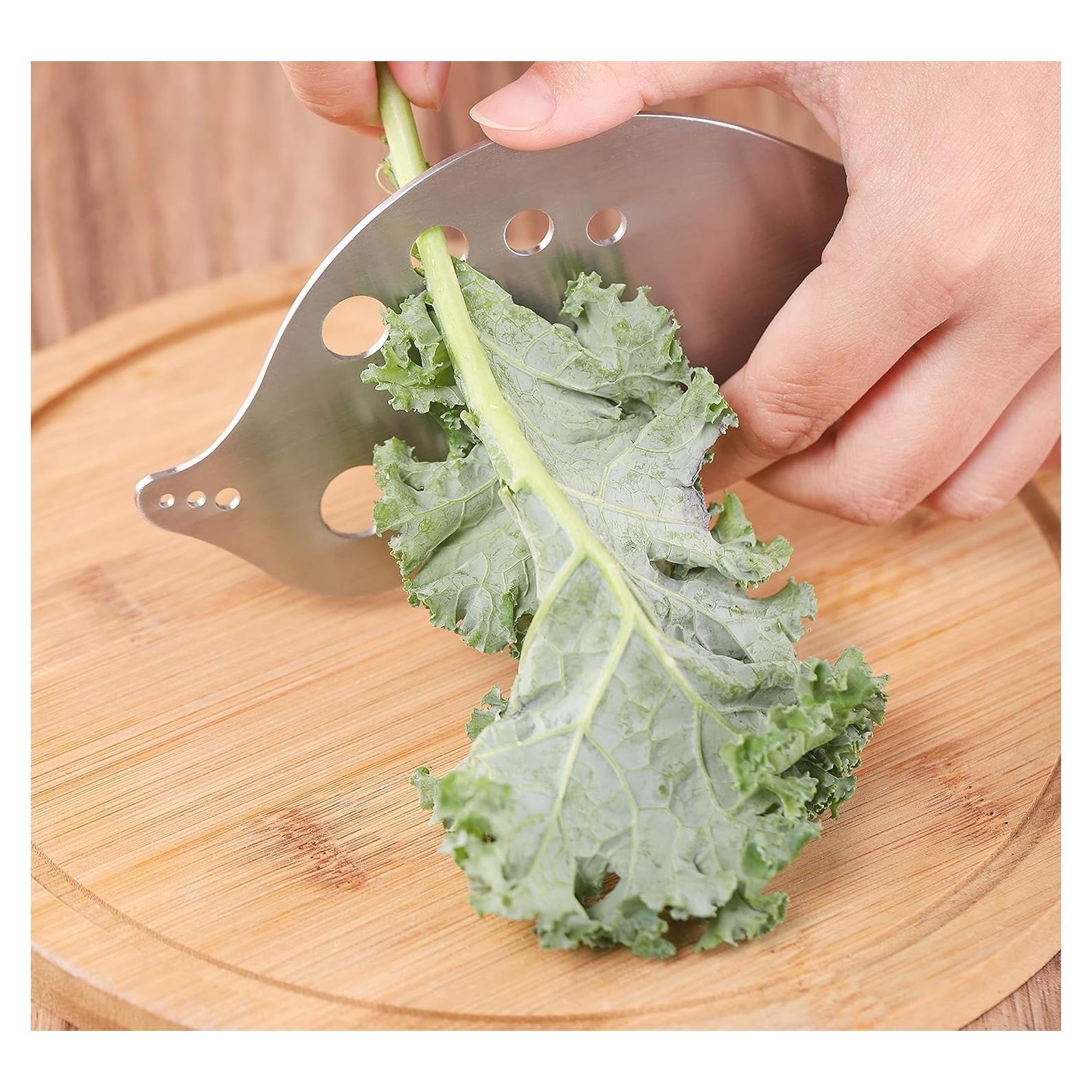 Deshojadora de Hierbas Lefipet - Acero Inoxidable, 15.7 cm