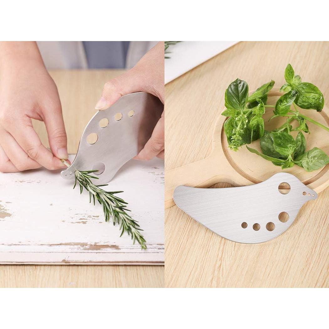 Deshojadora de Hierbas Lefipet - Acero Inoxidable, 15.7 cm