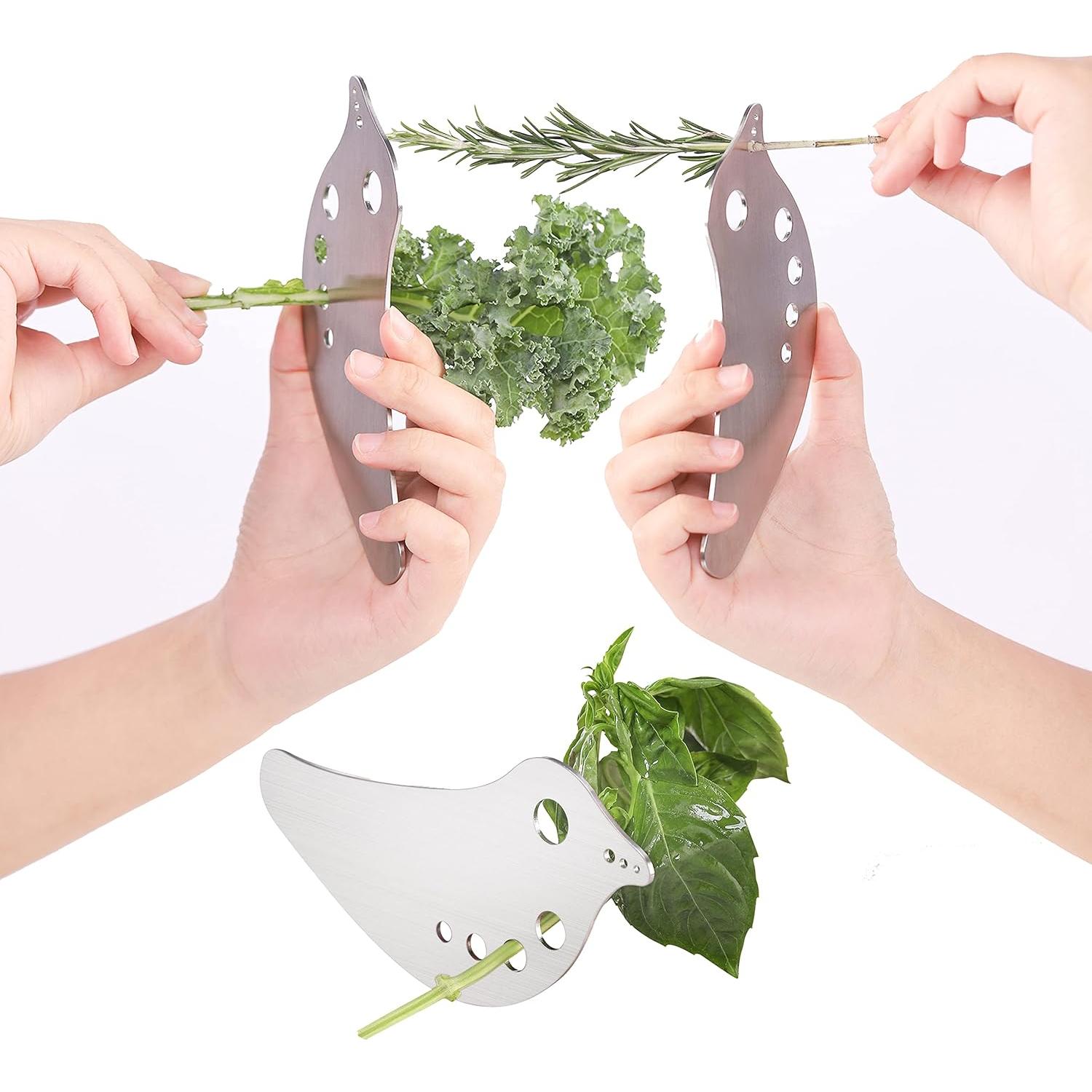 Deshojadora de Hierbas Lefipet - Acero Inoxidable, 15.7 cm