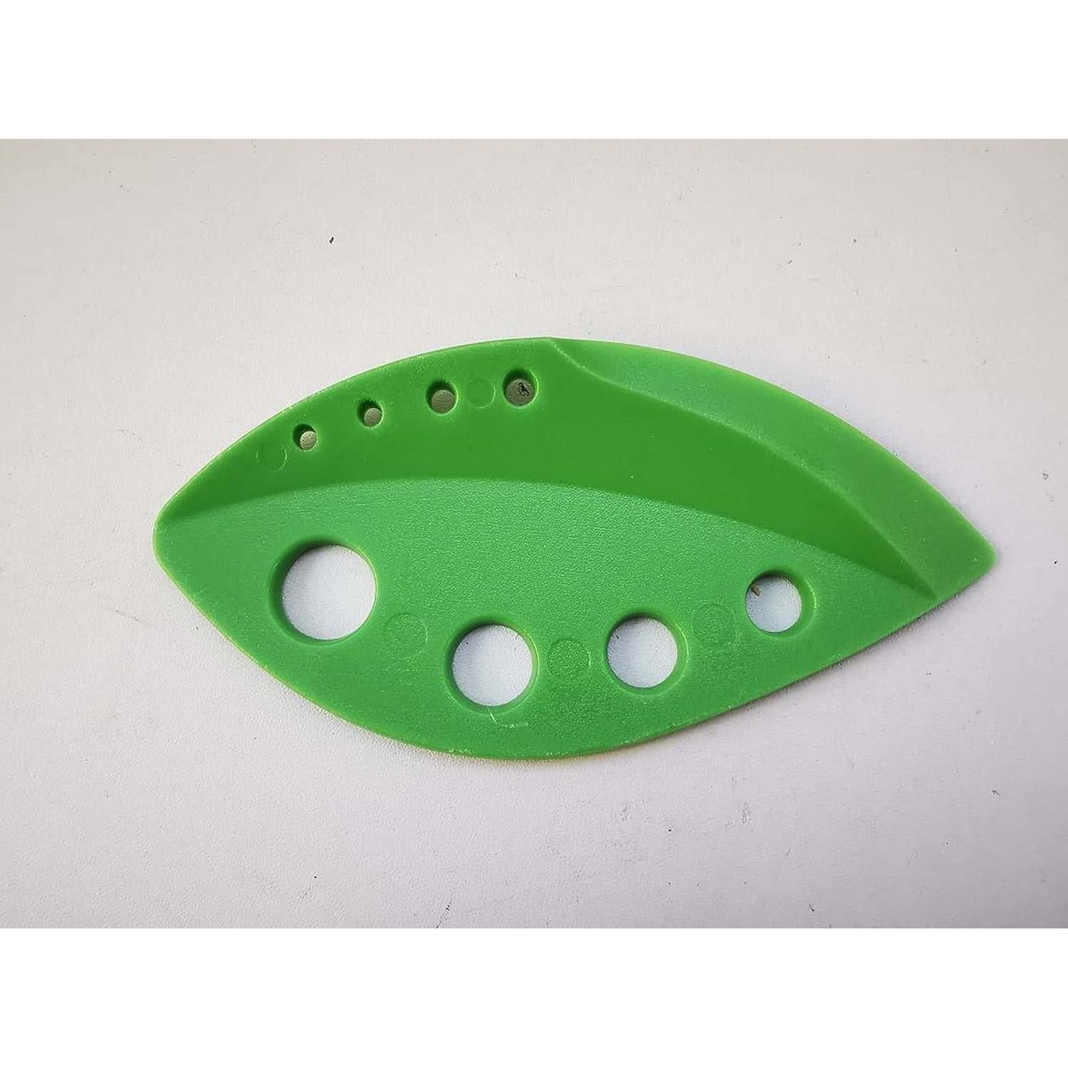 Deshojador de Hierbas Genérico Verde 8 Agujeros 12x5.8cm