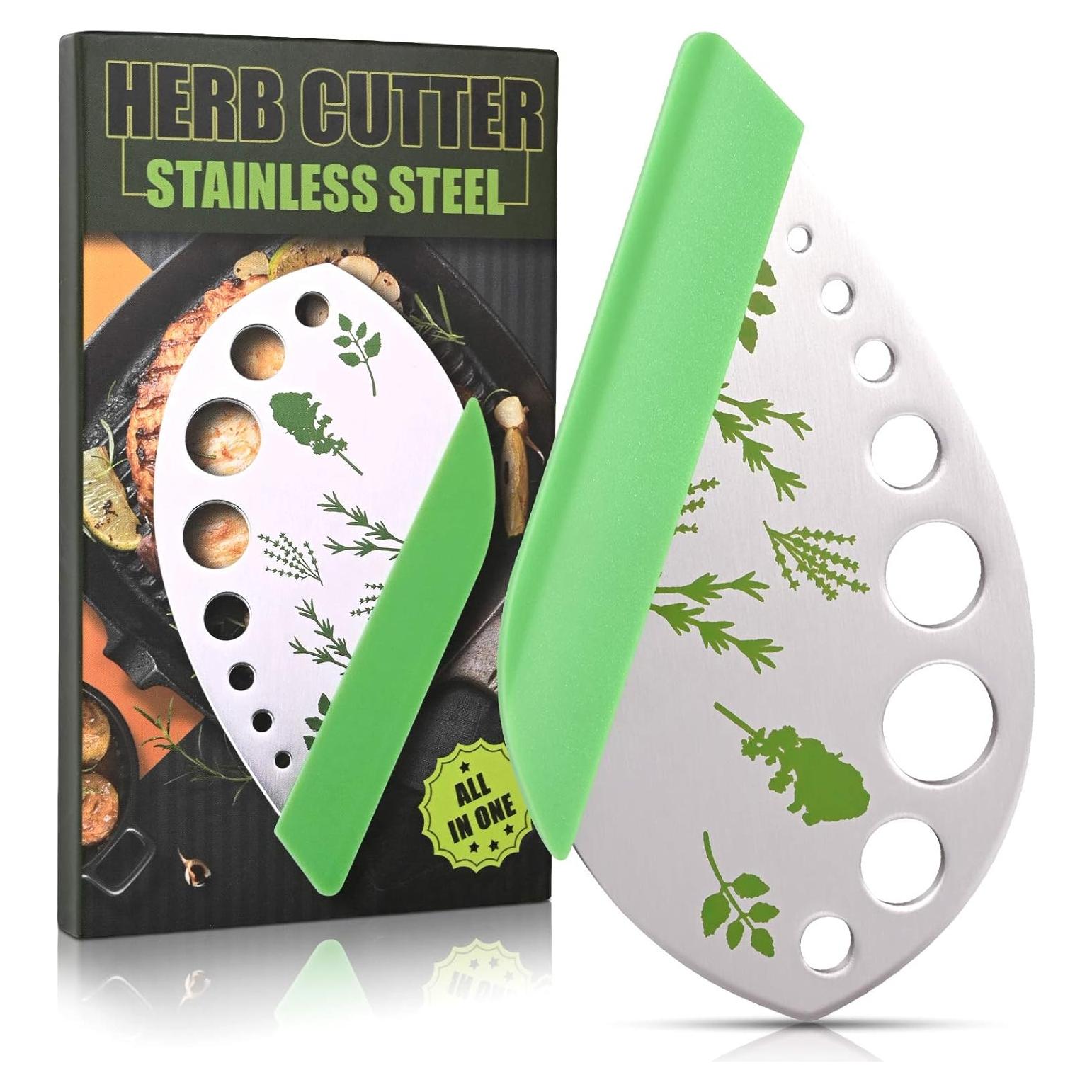 Deshojador y Cortador de Hierbas Topolopyfeely Acero Inoxidable