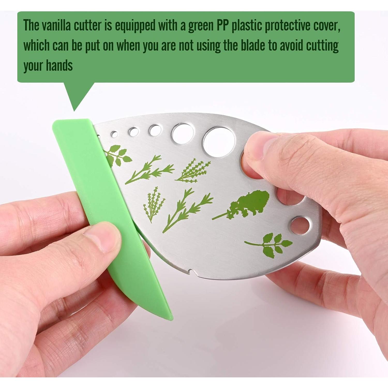 Deshojador y Cortador de Hierbas Topolopyfeely Acero Inoxidable