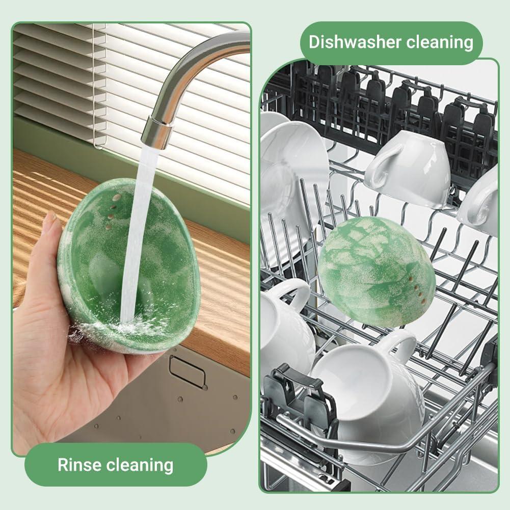 Deshojador de Hierbas de Cerámica Velarionna Verde 4 Agujeros