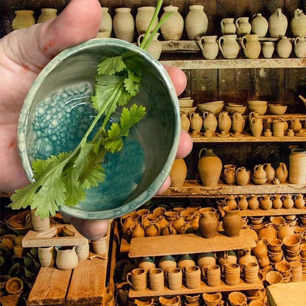 Tazón Deshojador de Hierbas Cerámico Hugimpel, 10cm, Apto Microondas