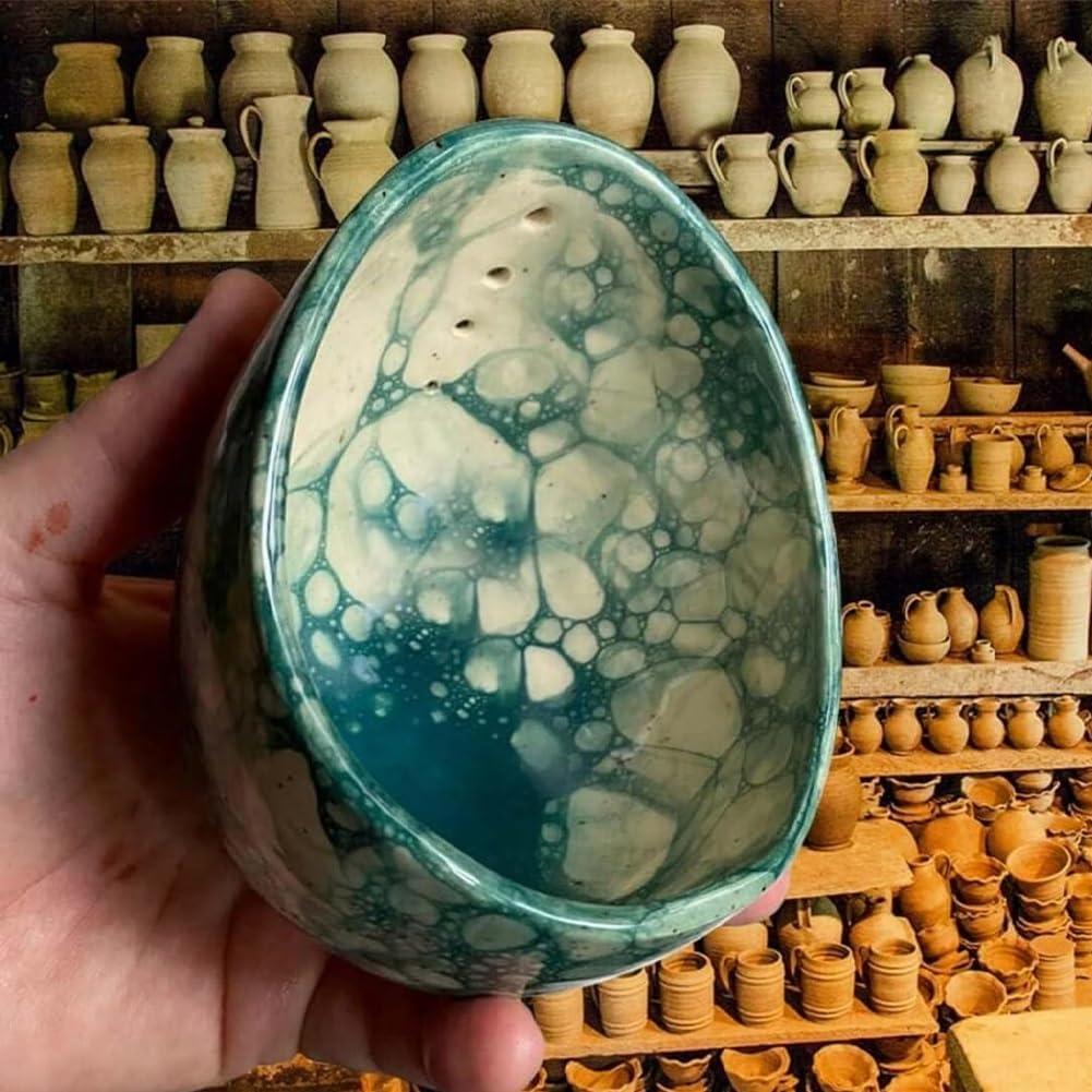 Tazón Deshojador de Hierbas Cerámico Hugimpel, 10cm, Apto Microondas