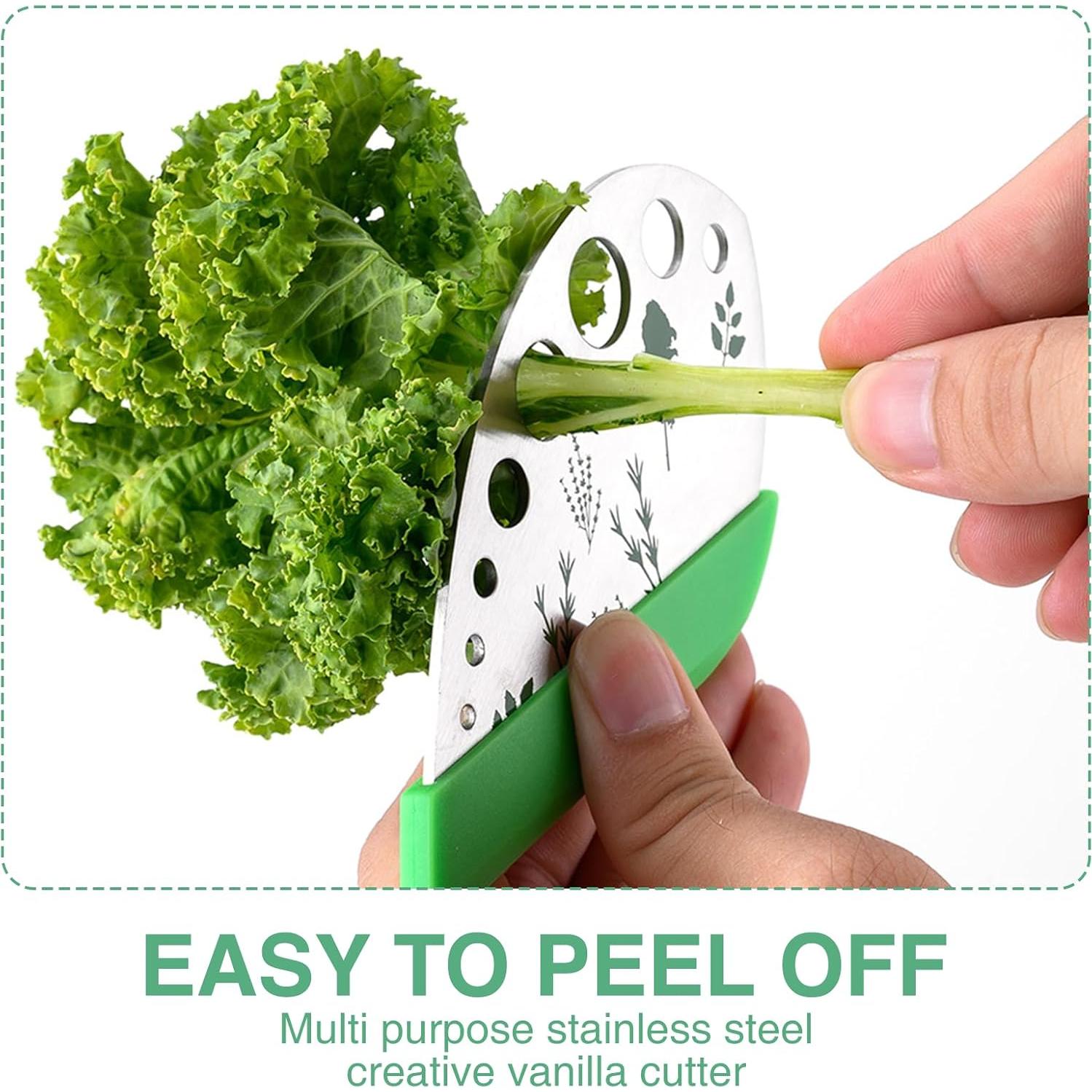 Desgarrador de Hierbas QIYUDA 2 en 1 Acero Inoxidable 9 Agujeros