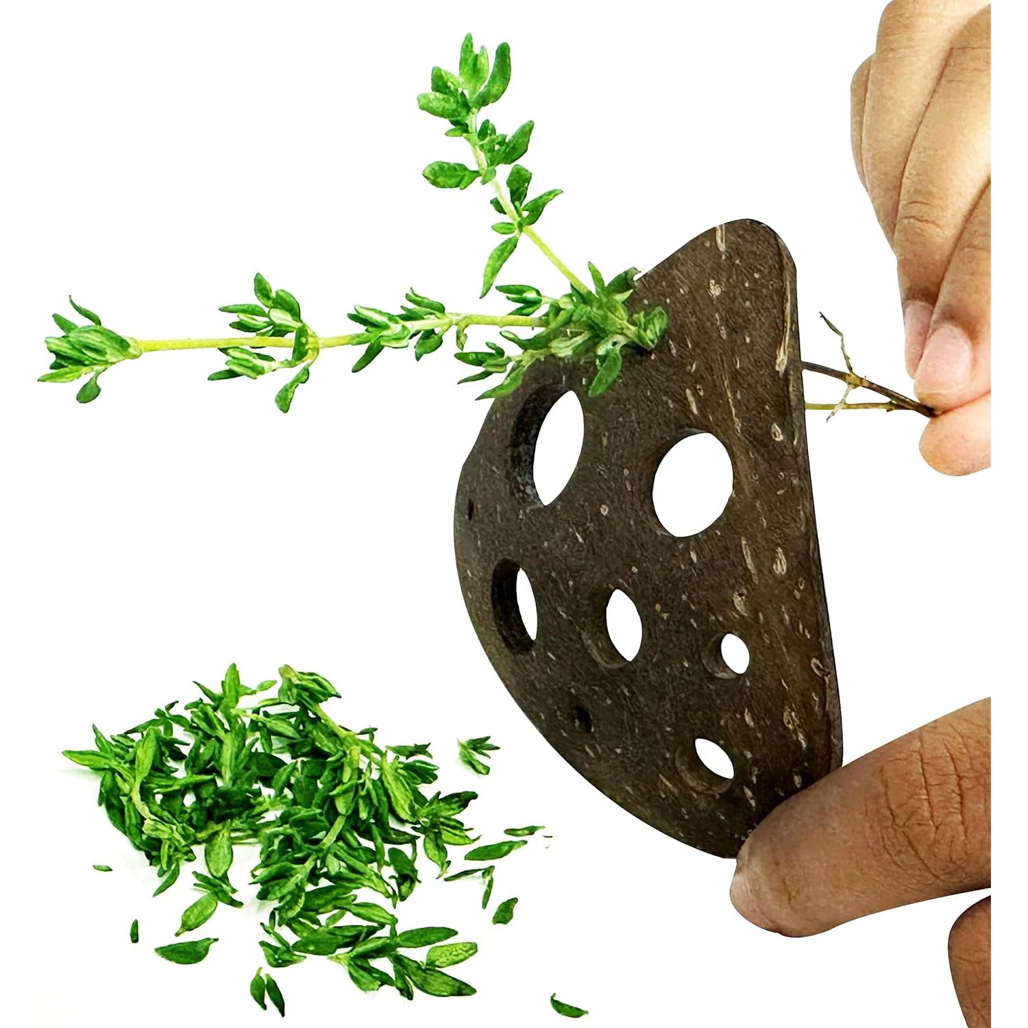 Deshojadora de Hierbas Naturolic 100% Ecológica 9 Agujeros