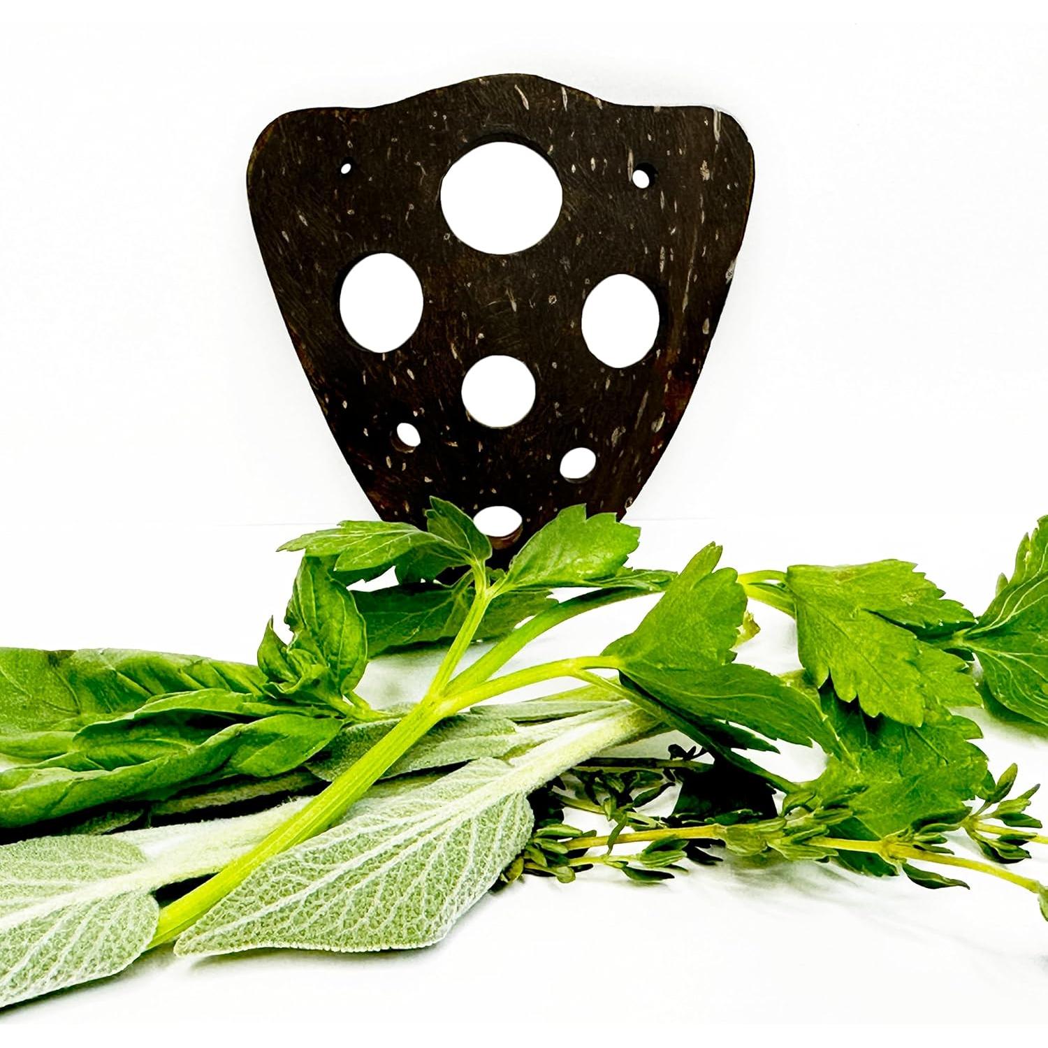 Deshojadora de Hierbas Naturolic 100% Ecológica 9 Agujeros