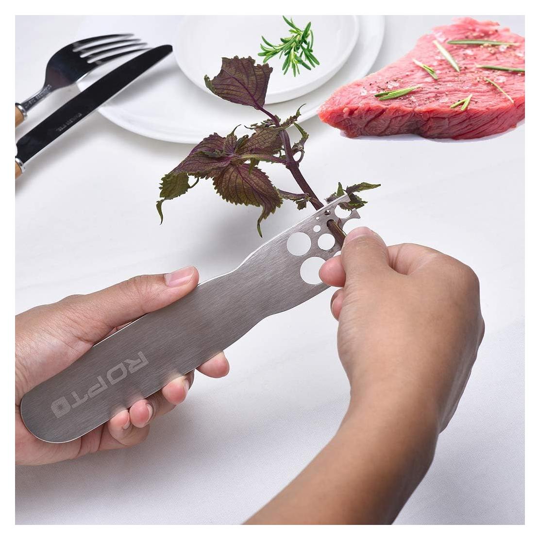 Deshojador de Hierbas RONDURE de Acero Inoxidable - Eficiente y Ergonómico