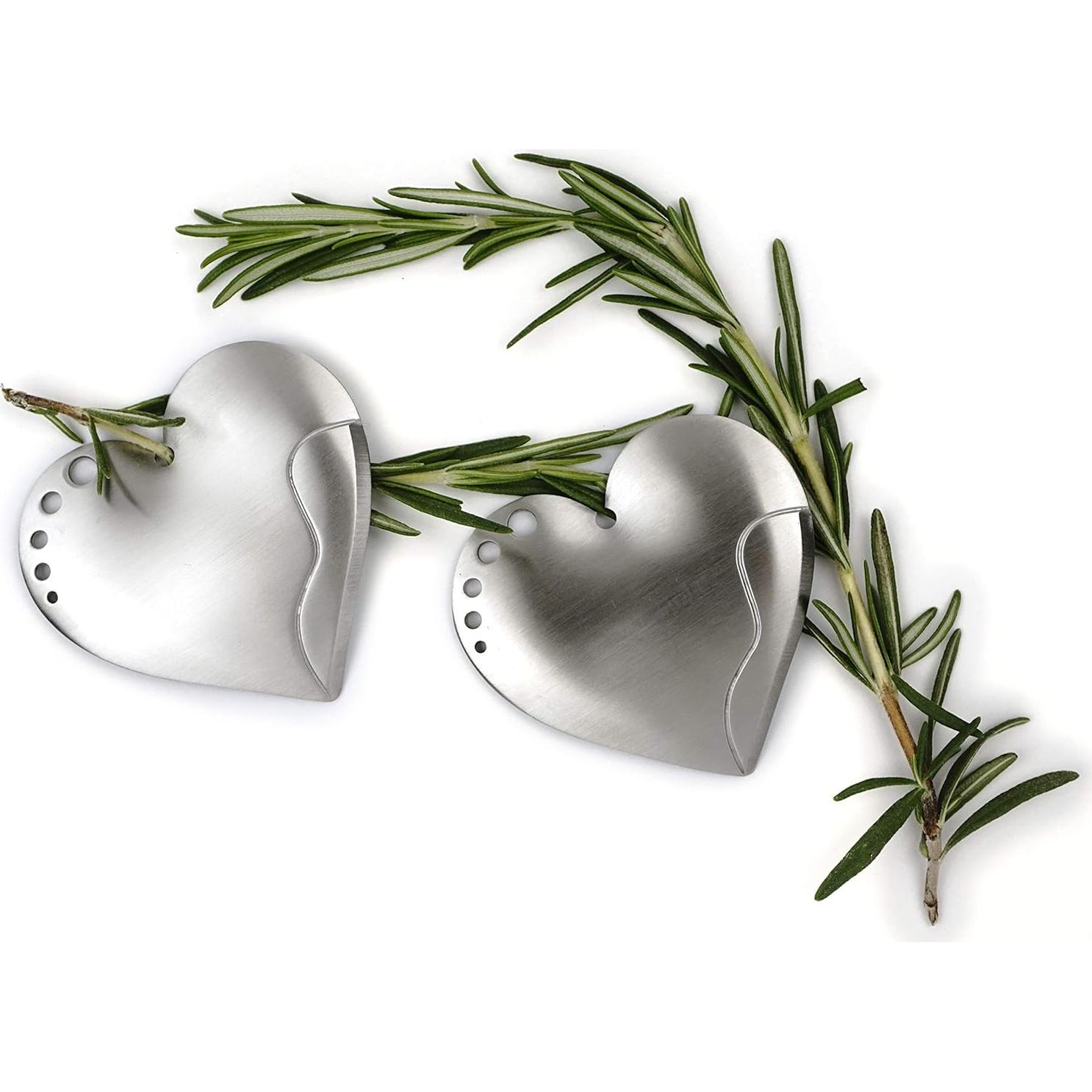 Despojadores de Hierbas de Acero Inoxidable RSVP - Juego de 2