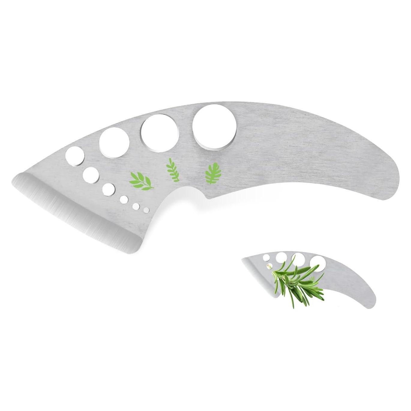 Deshojadora de Hierbas Genérico de Acero Inoxidable 9 Agujeros