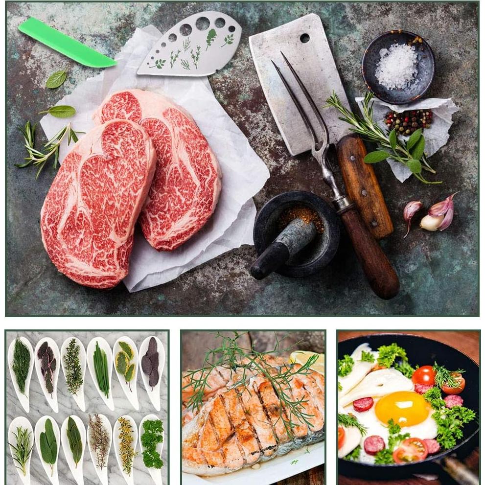 Paquete de 3 Cortadores de Hierbas INCUISI de Acero Inoxidable