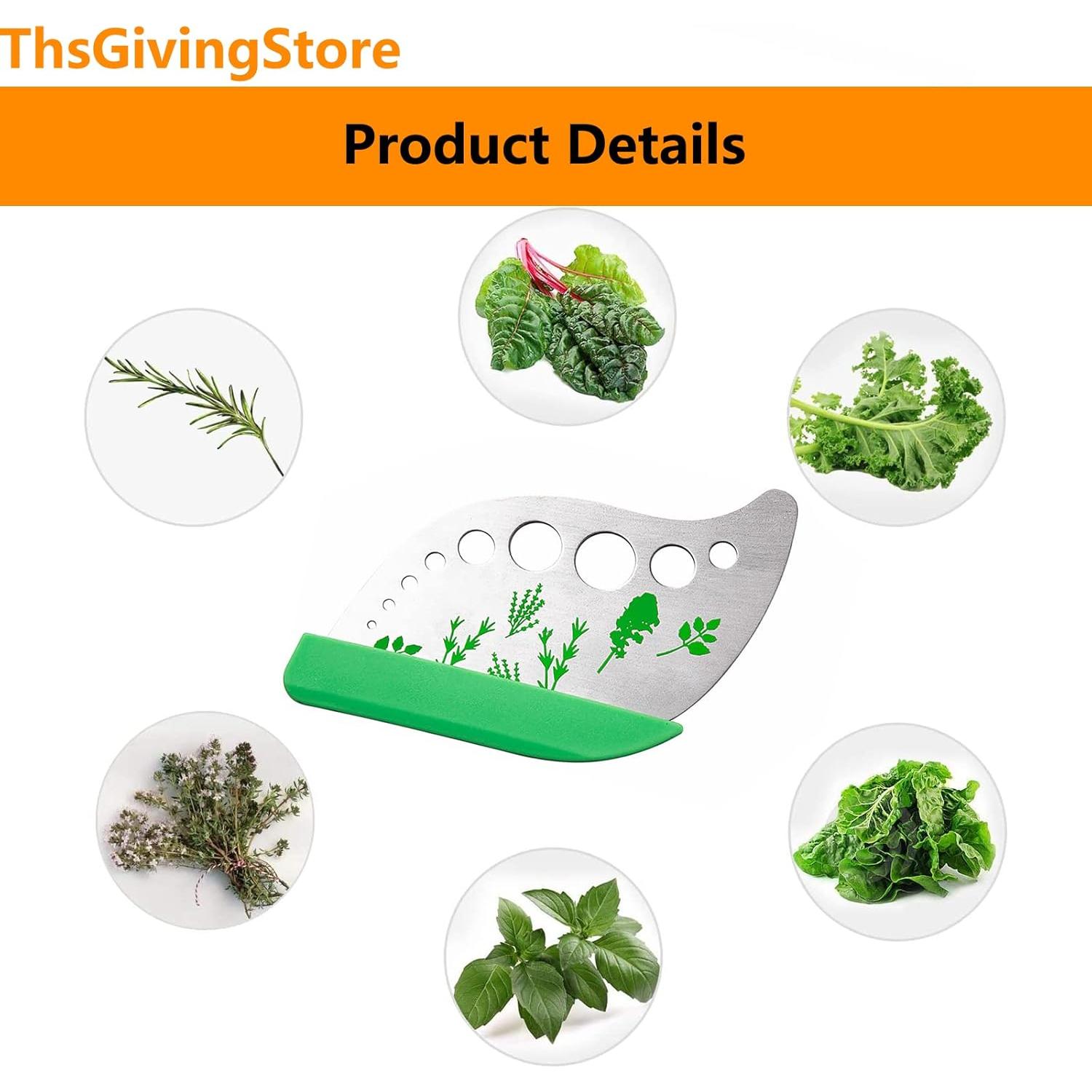 Deshojadora de Hierbas ThsGivingStore Acero Inoxidable 304