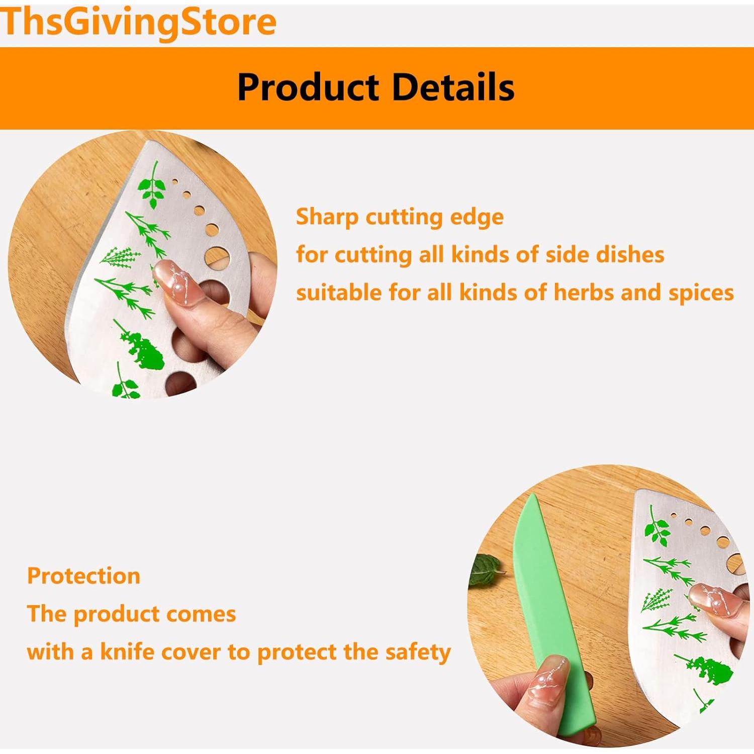 Deshojadora de Hierbas ThsGivingStore Acero Inoxidable 304