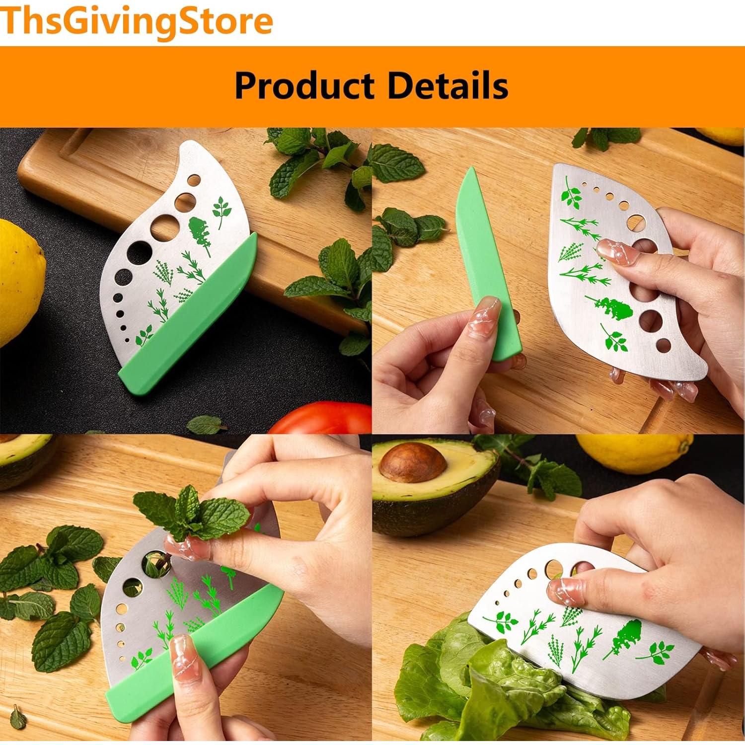 Deshojadora de Hierbas ThsGivingStore Acero Inoxidable 304