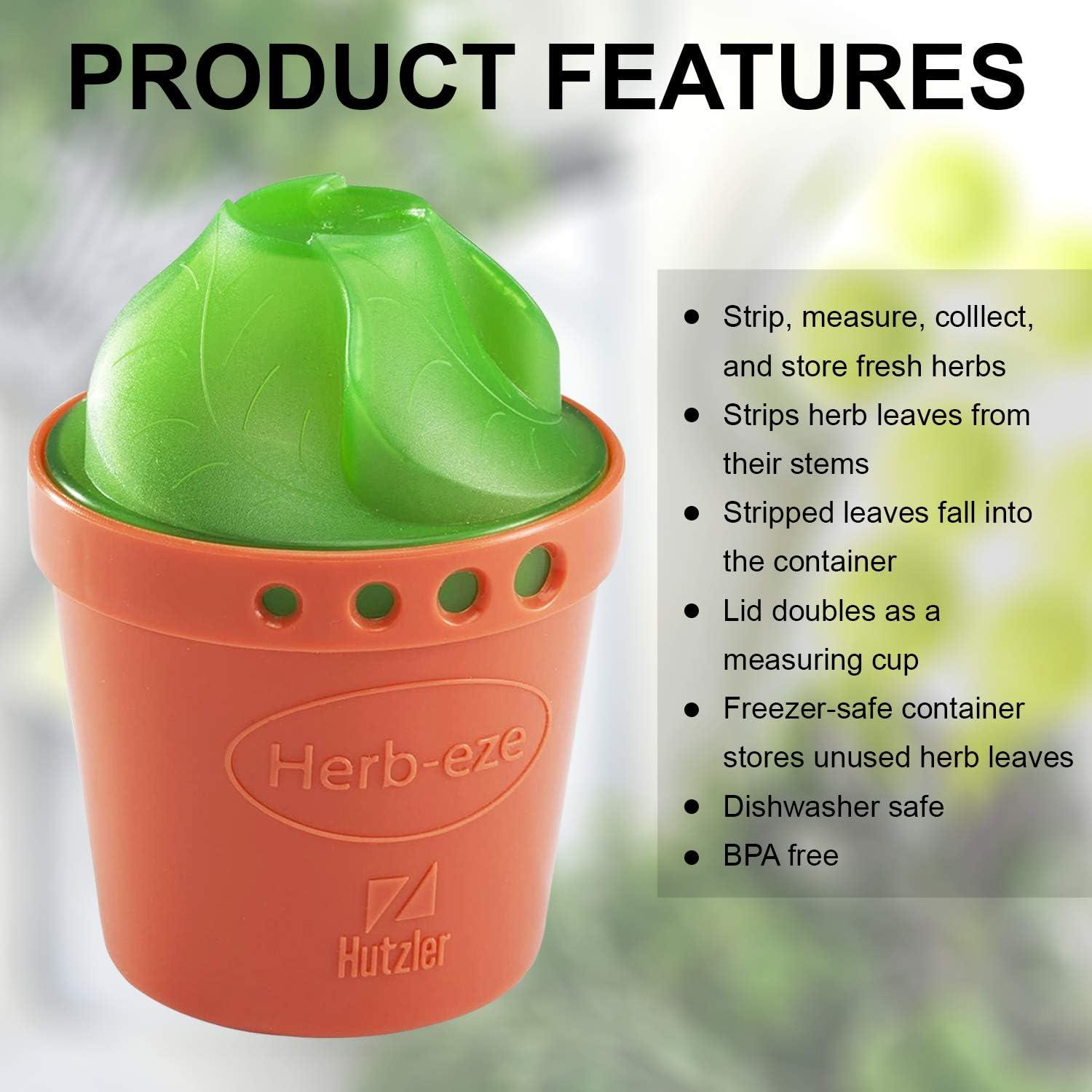 Contenedor de Almacenamiento y Deshojador Hutzler Herb-Eze 6.35 cm