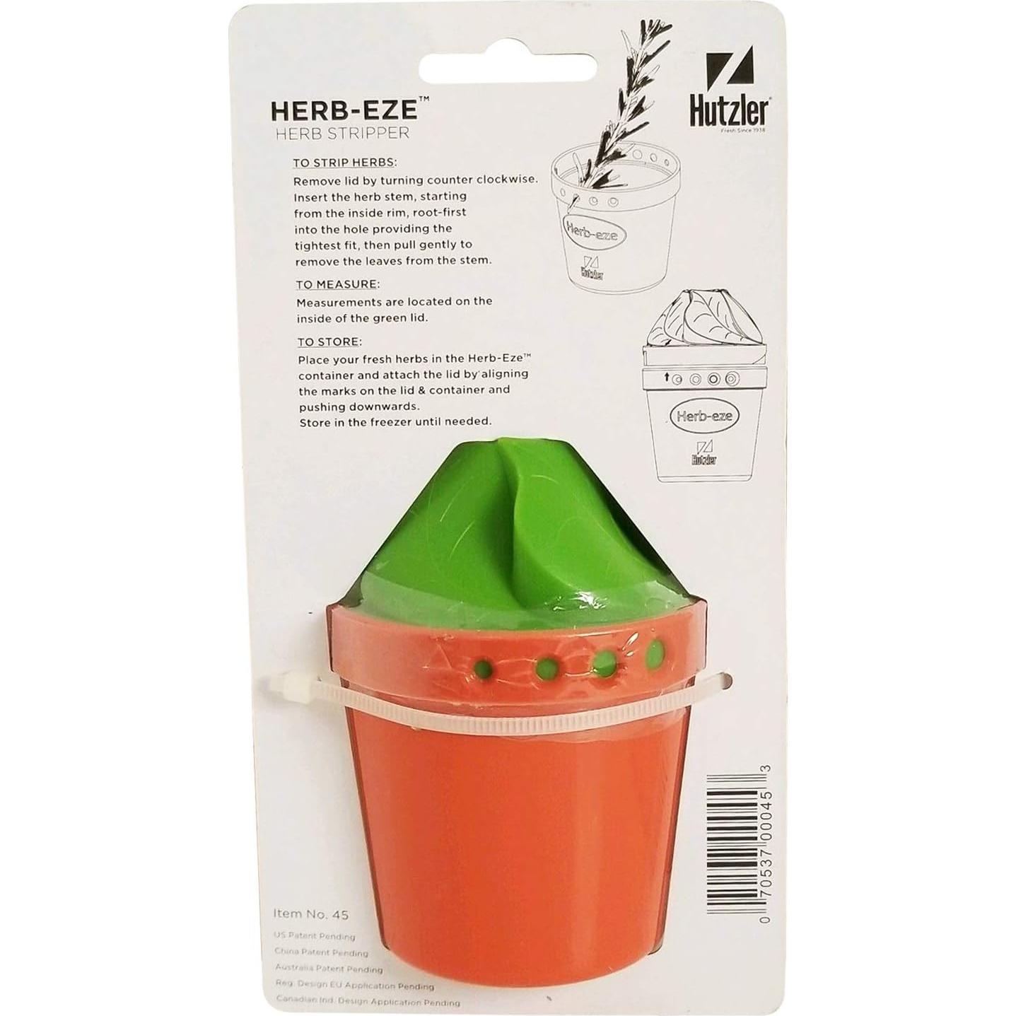 Contenedor de Almacenamiento y Deshojador Hutzler Herb-Eze 6.35 cm