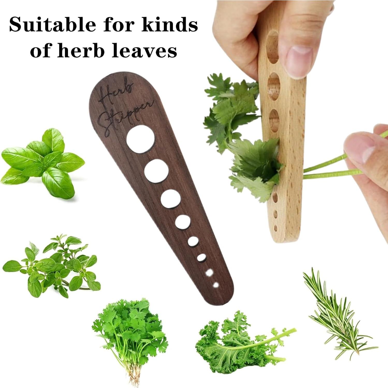 Herramienta Deshojadora de Hierbas ZWxqysp de Madera 15 cm