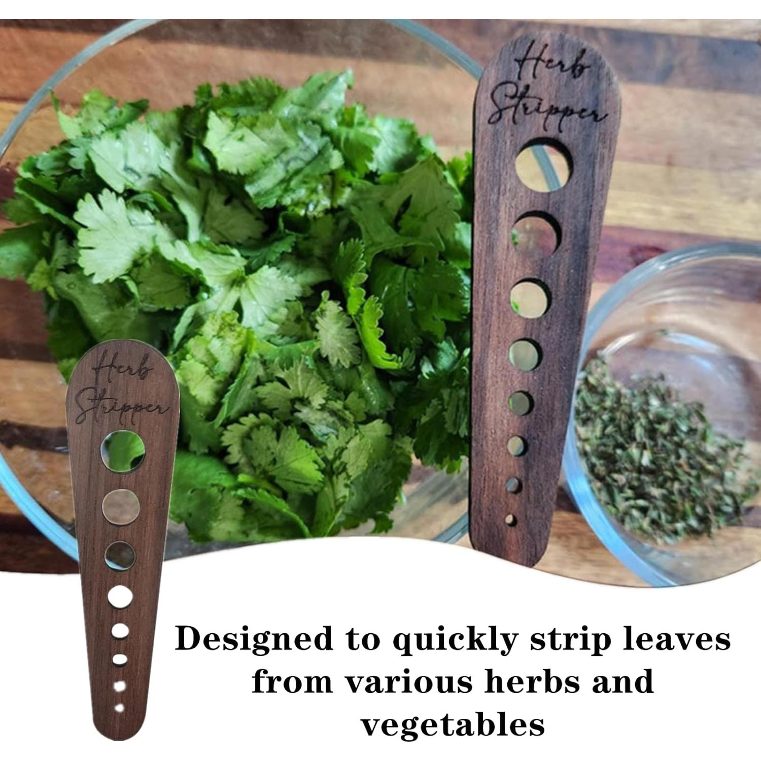 Herramienta Deshojadora de Hierbas ZWxqysp de Madera 15 cm