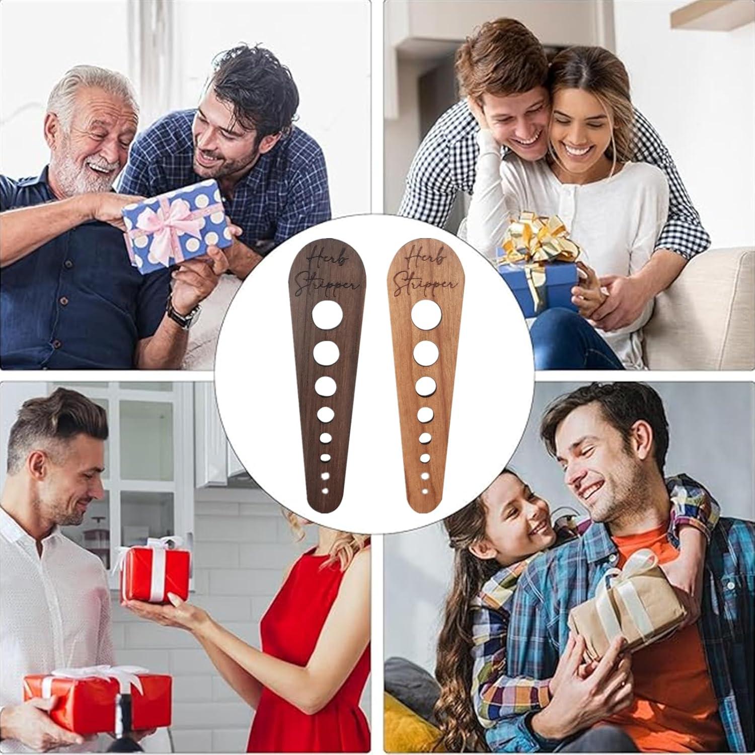 Herramienta Deshojadora de Hierbas ZWxqysp de Madera 15 cm