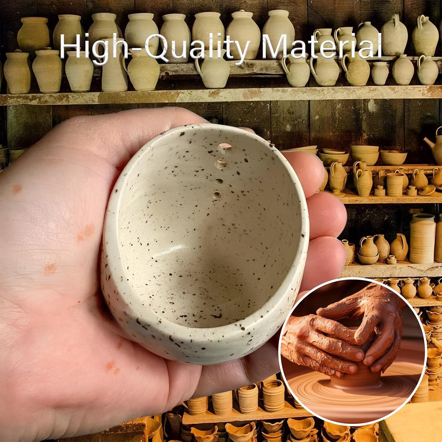 Tazón Deshojador de Hierbas Cerámica AGLOO Blanco 6.7x5.3 cm