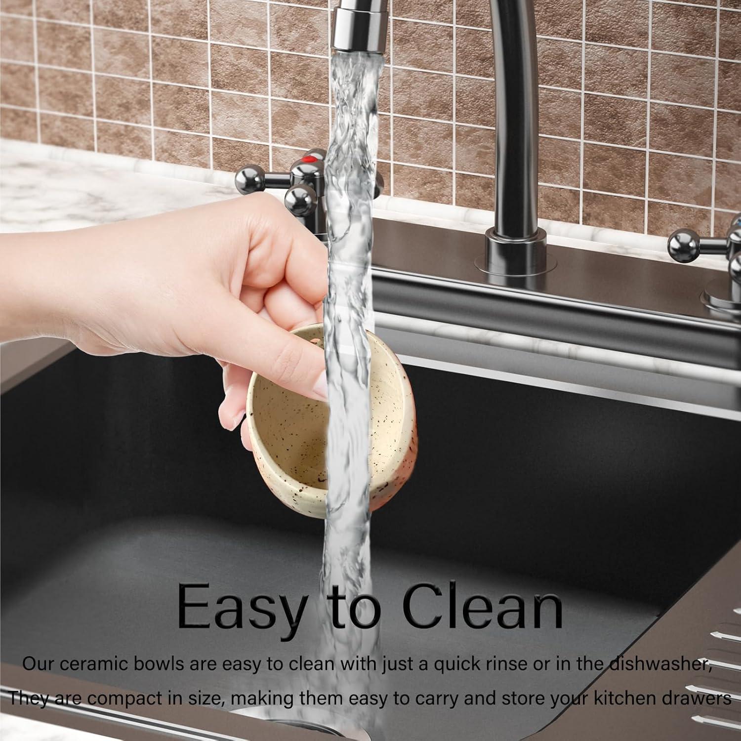 Tazón Deshojador de Hierbas Cerámica AGLOO Blanco 6.7x5.3 cm