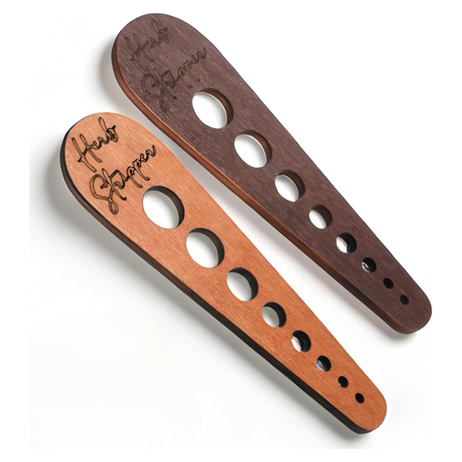 Deshojadora de Hierbas AMZNEVO - Madera Natural 8 Agujeros