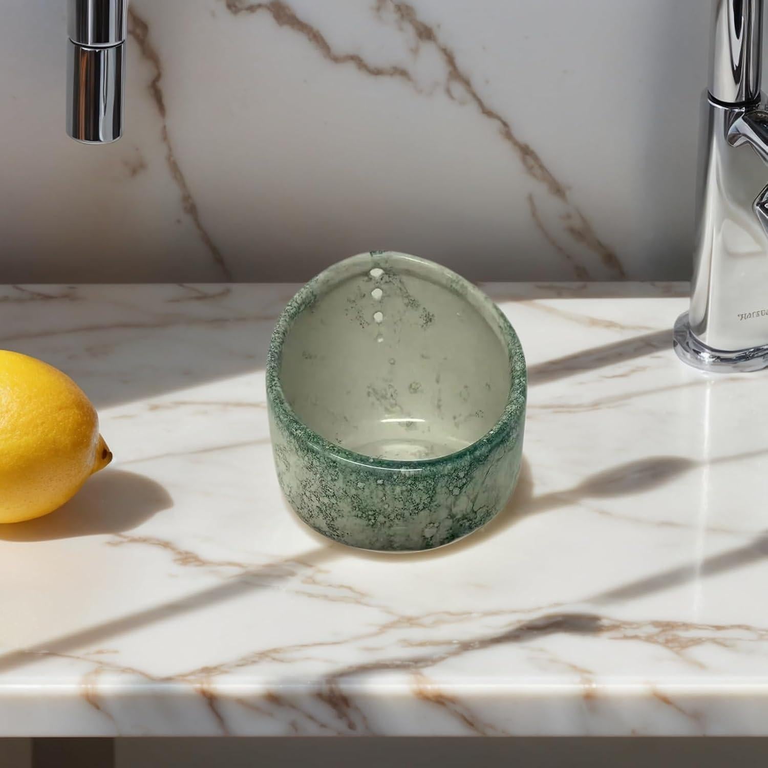 Tazón Deshojador de Hierbas Cerámica Genérico 9.9cm Verde