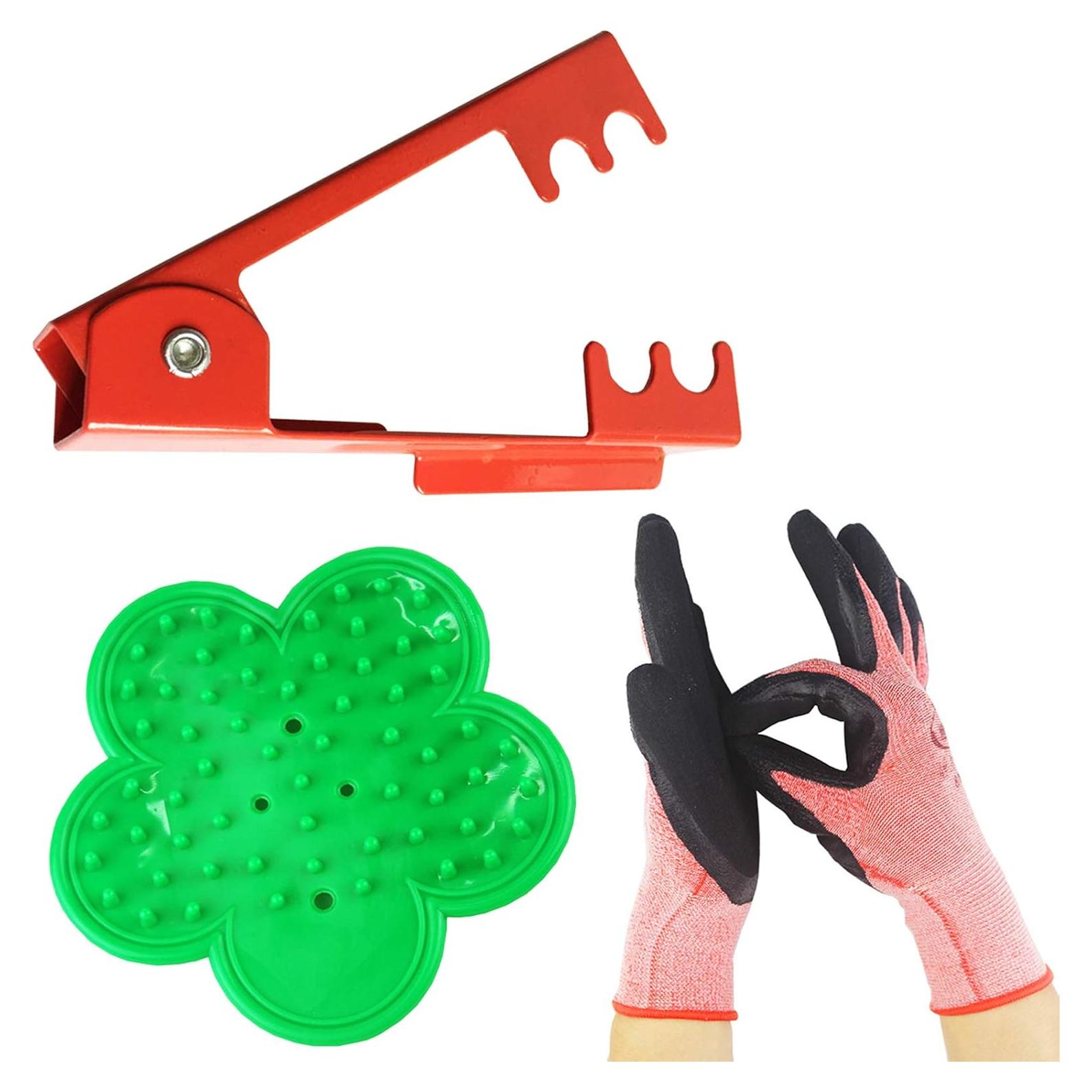 Kit Profesional de Deshojadora de Espinas TIHOOD con Guantes