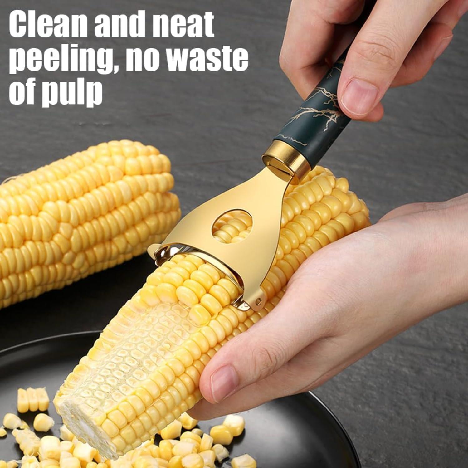 Pelador de Maíz Manual QOPUQIN Cobb Gobbler Acero Inoxidable