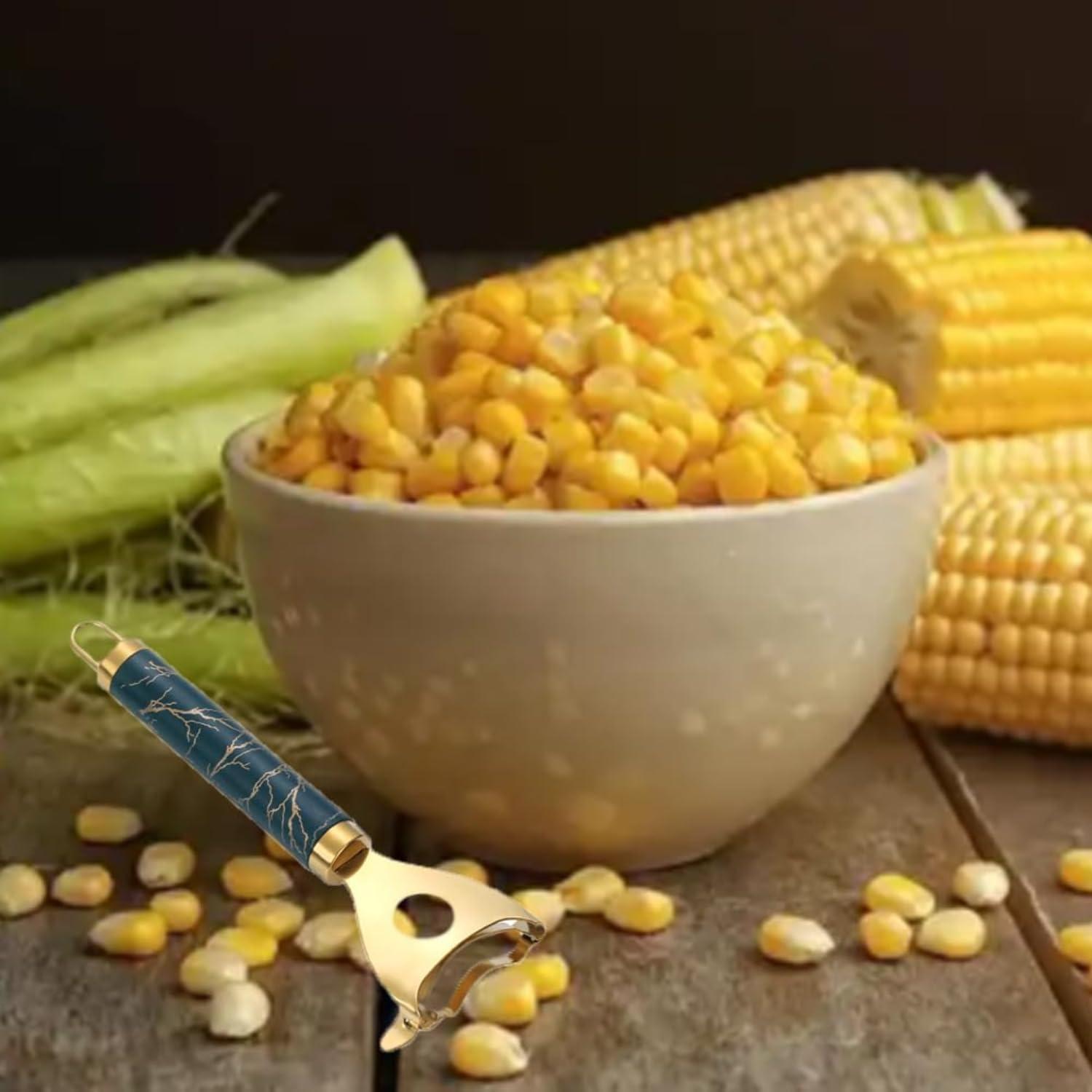 Pelador de Maíz Manual QOPUQIN Cobb Gobbler Acero Inoxidable