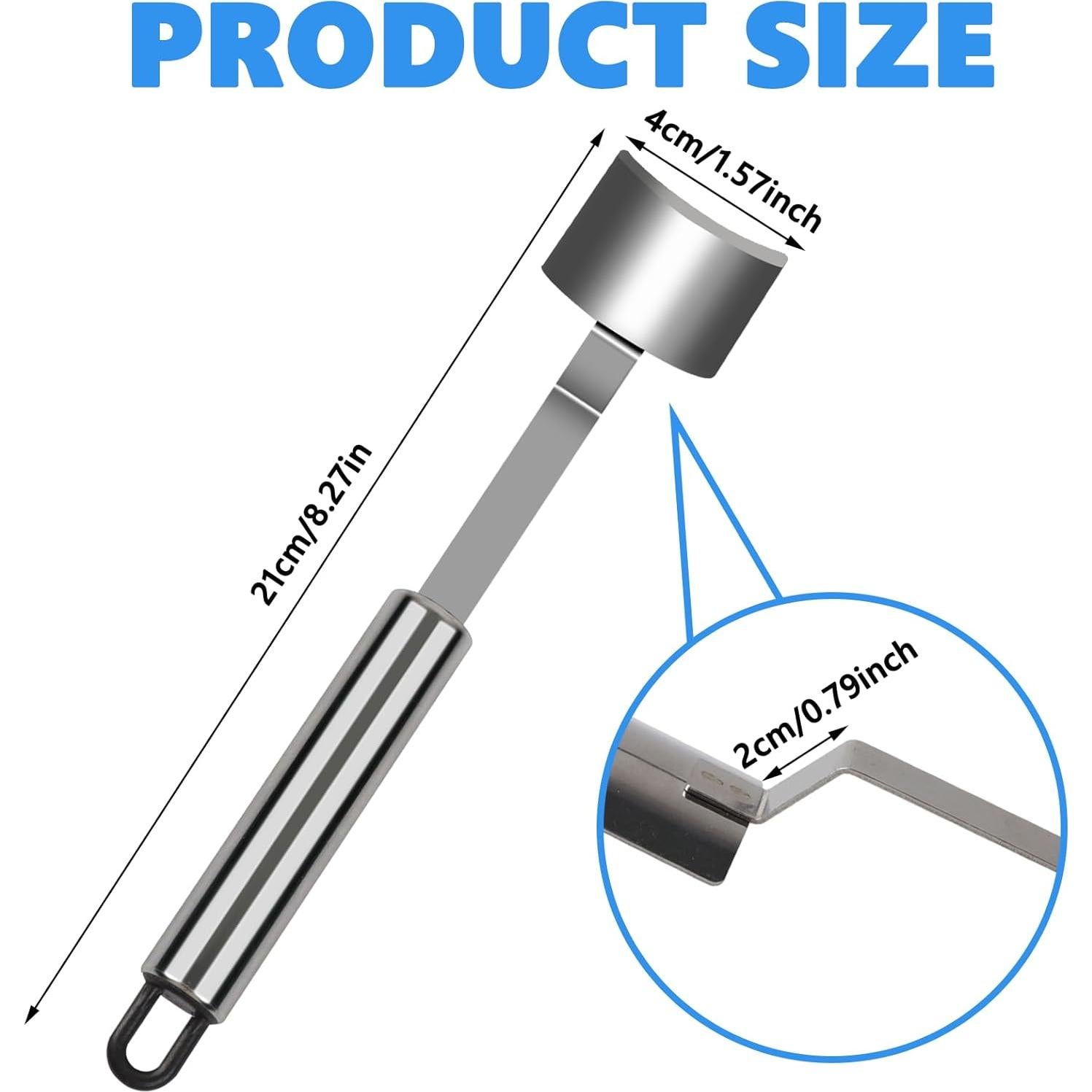 Desgranador de Maíz Maxqzin Acero Inoxidable 2 Pcs 21x4cm