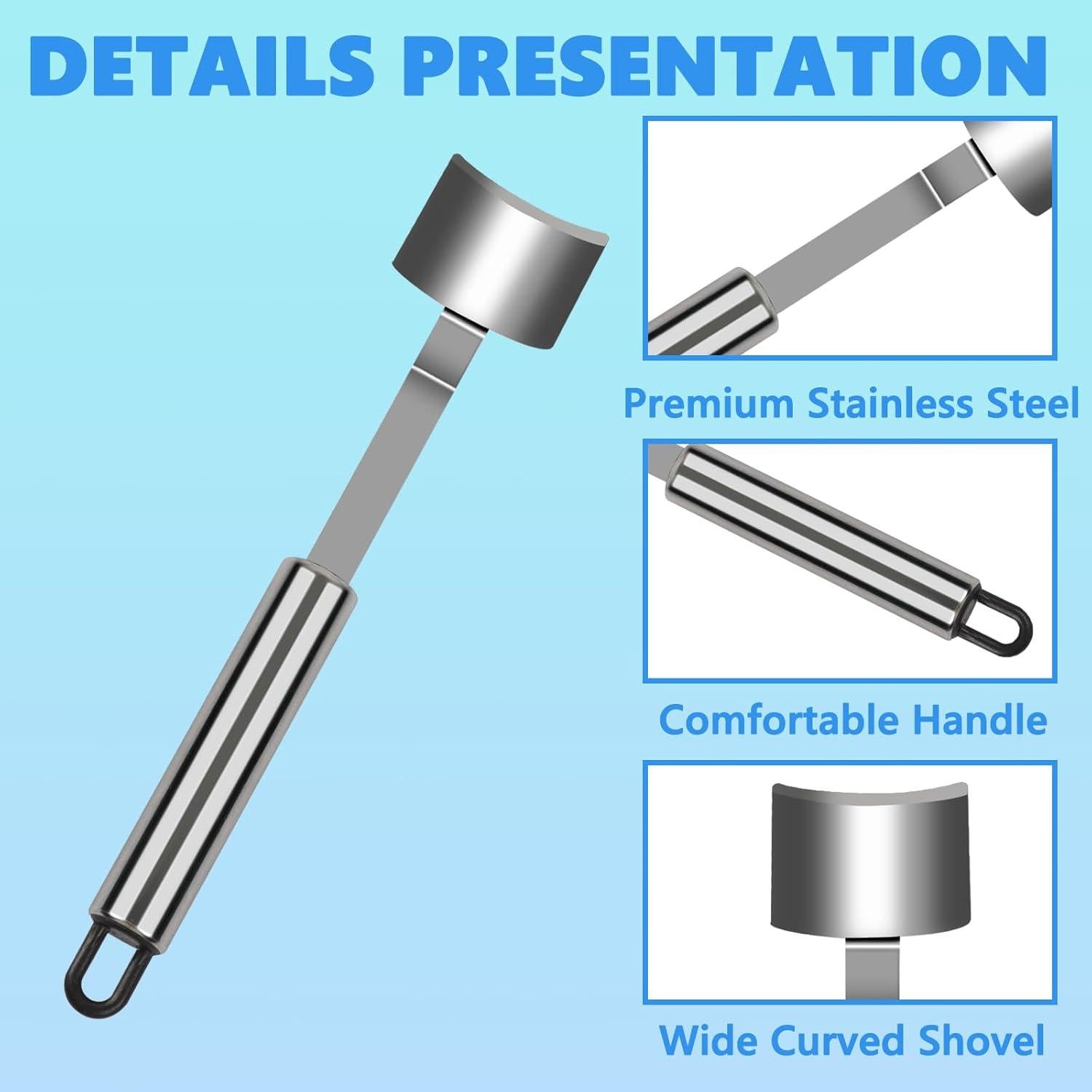 Desgranador de Maíz Maxqzin Acero Inoxidable 2 Pcs 21x4cm