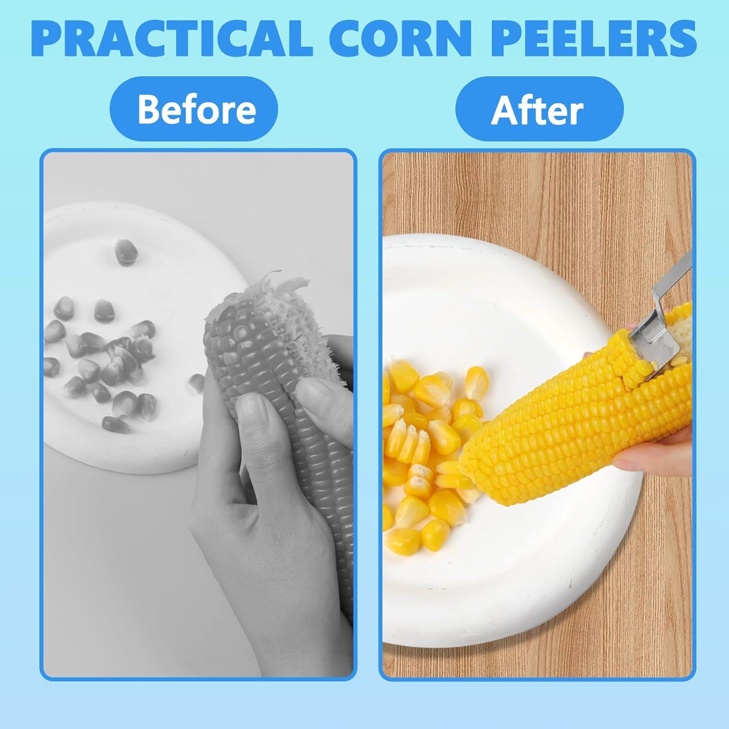 Desgranador de Maíz Maxqzin Acero Inoxidable 2 Pcs 21x4cm