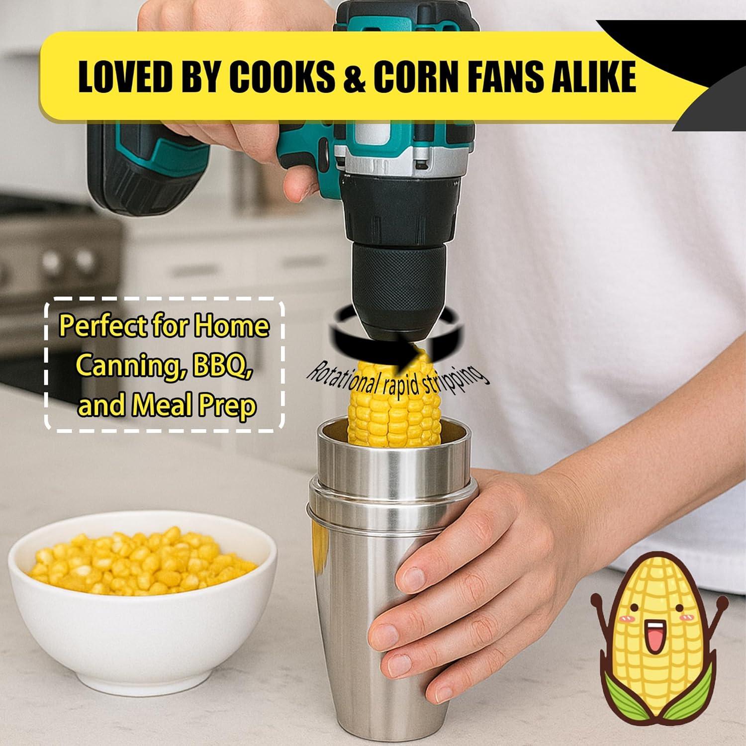 Desgranador de Maíz REALDOOGYMX con Taza de 14cm para Taladro