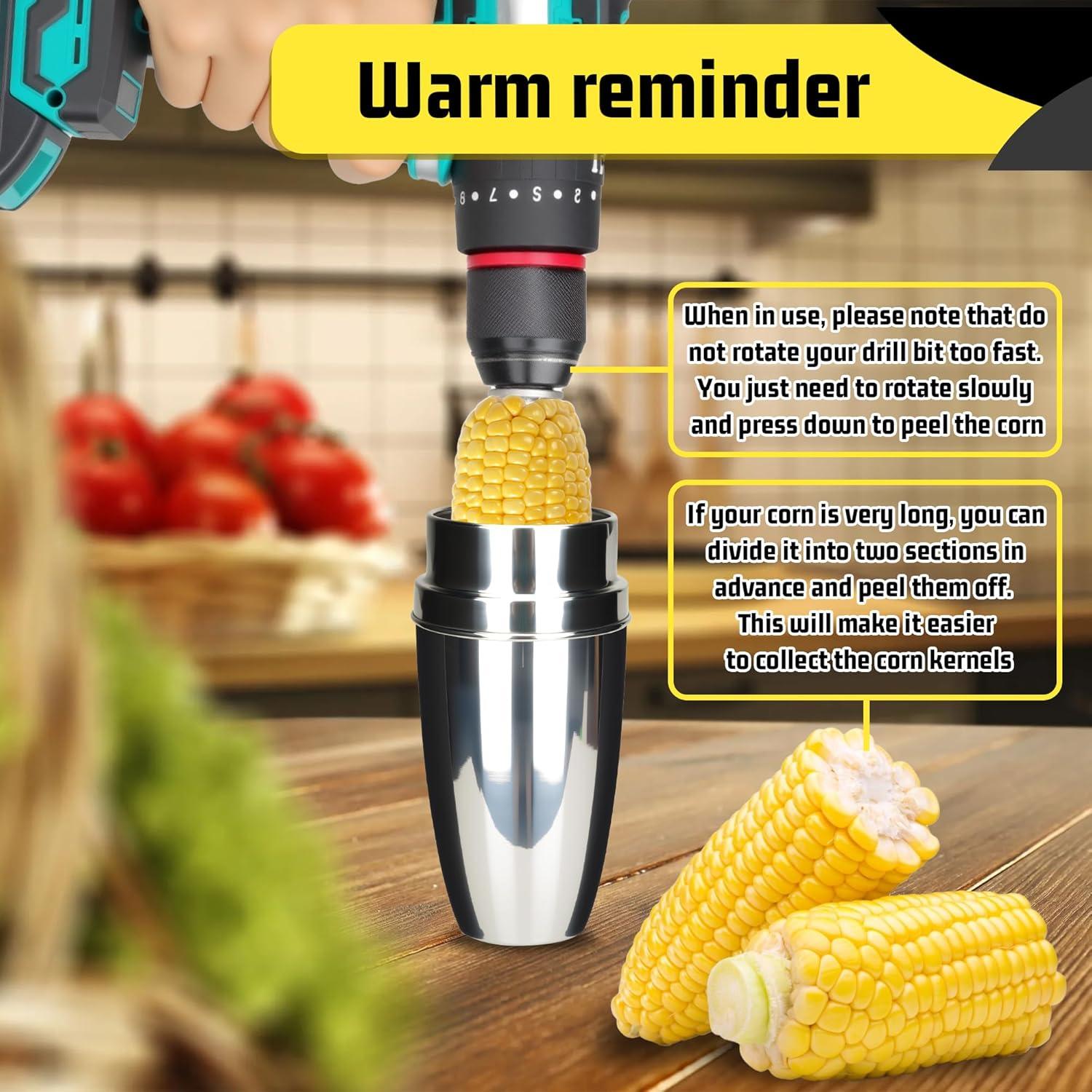 Desgranador de Maíz REALDOOGYMX con Taza de 14cm para Taladro