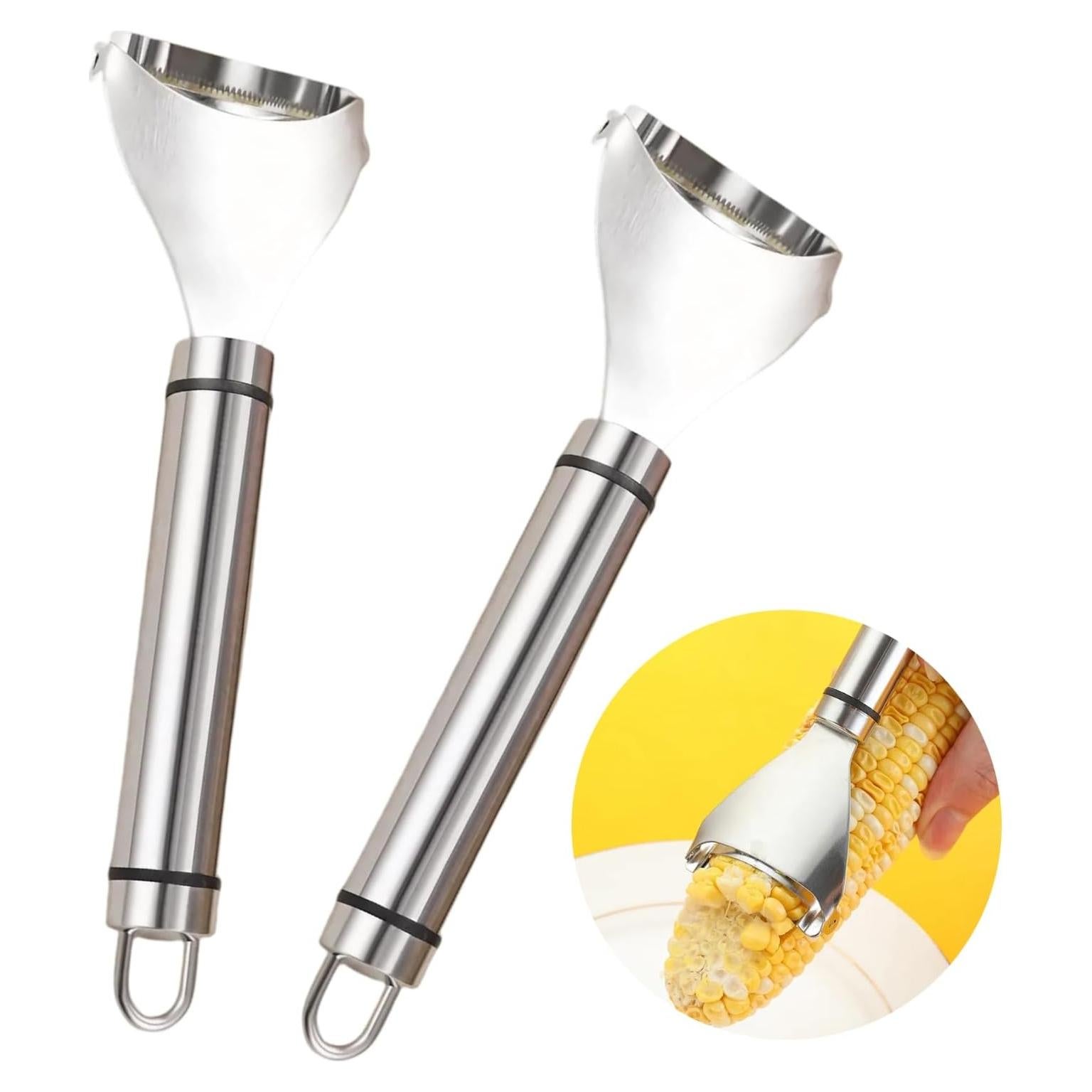 Pelador de Maíz Acero Inoxidable Otodikat 181g Herramienta Cocina