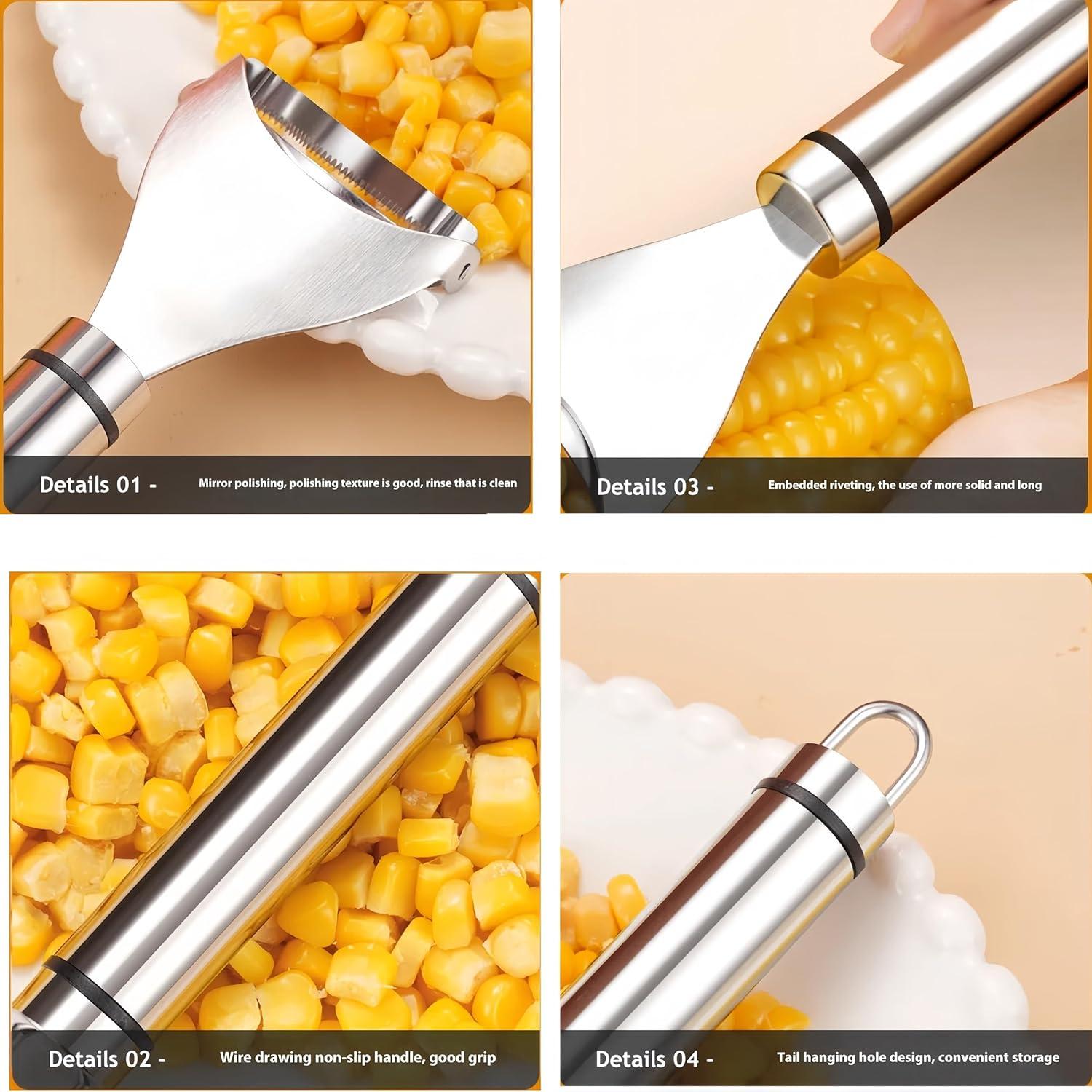 Pelador de Maíz Acero Inoxidable Otodikat 181g Herramienta Cocina