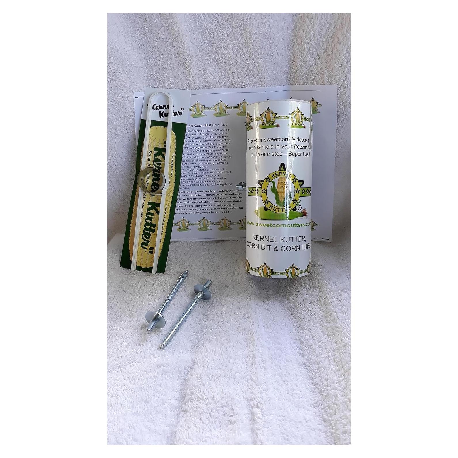 Cortador de Maíz Dulce Kernel Kutter KKBT con Tubo y 2 Puntas