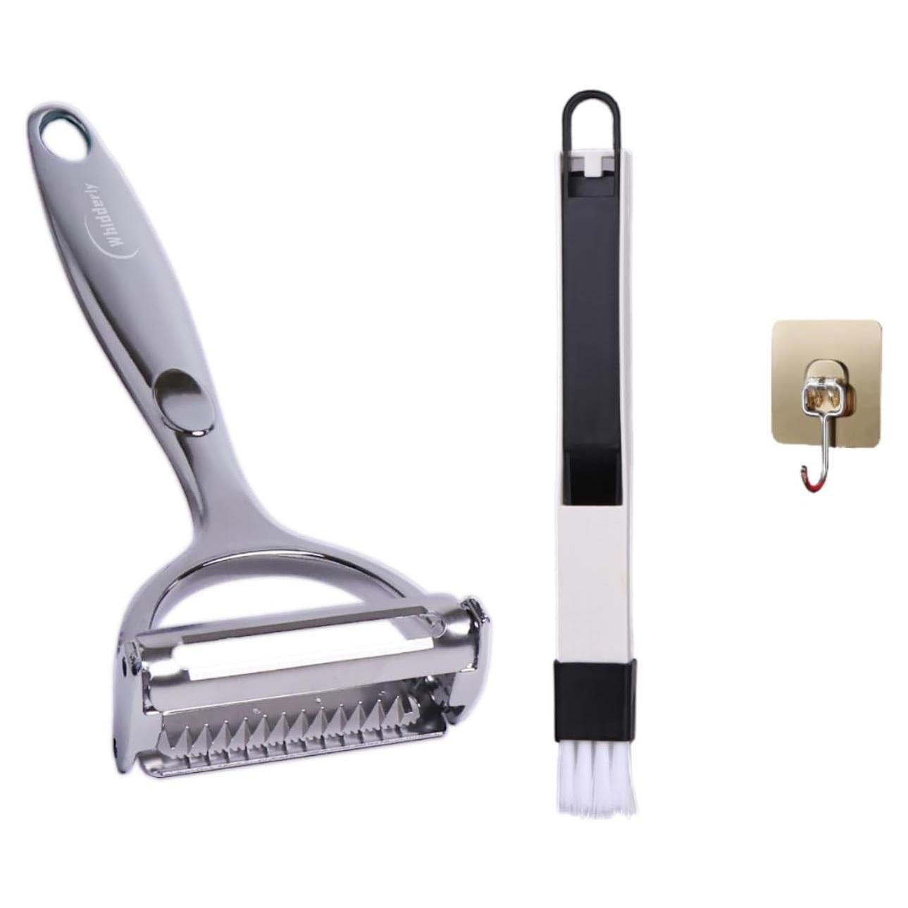 Pelador de Verduras Whidderly xpq730 Doble Hoja Ergonómico